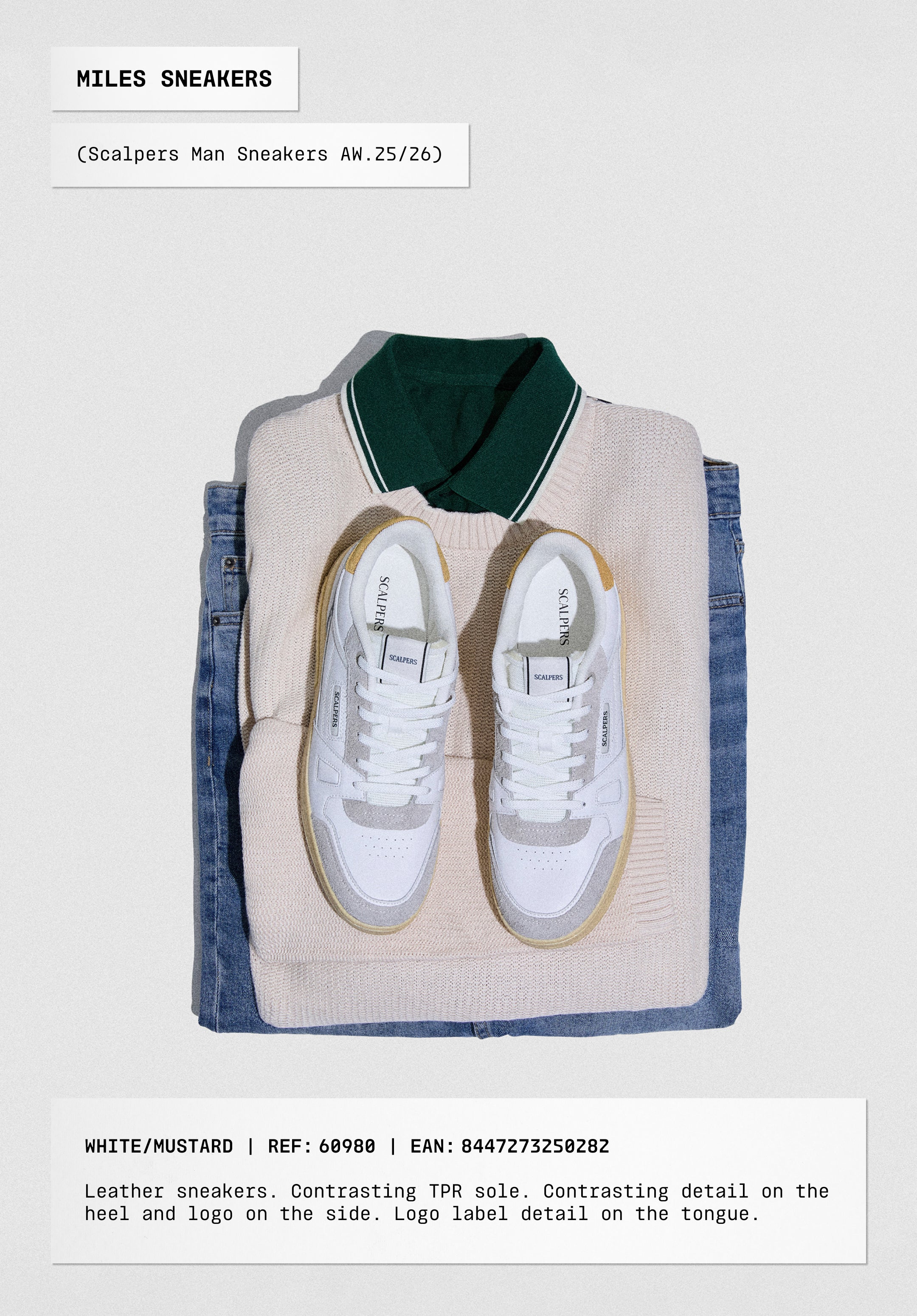 LEATHER SKULL SNEAKERS