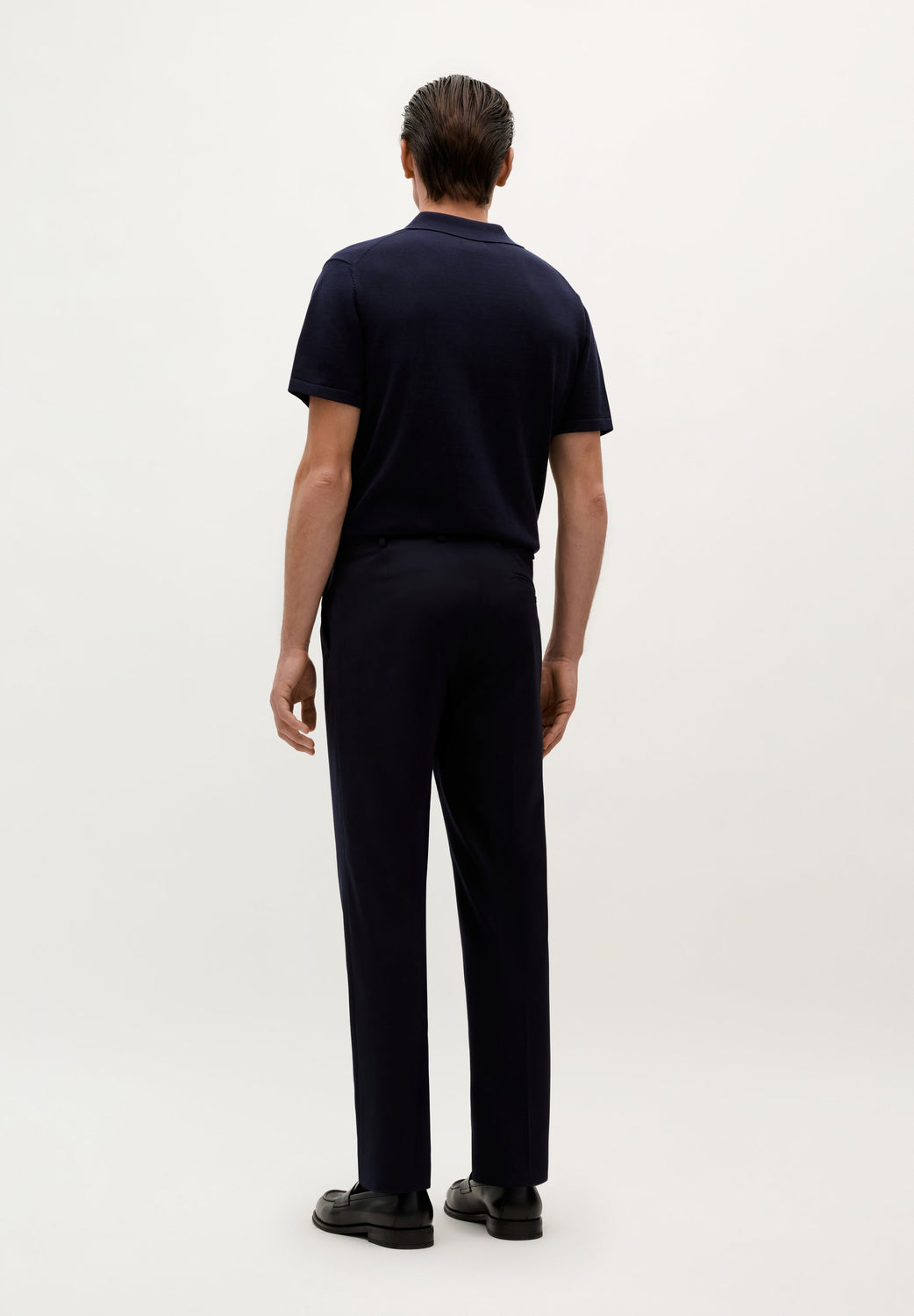 TRAJE CLÁSICO LANA AZUL MARINO - Scalpers