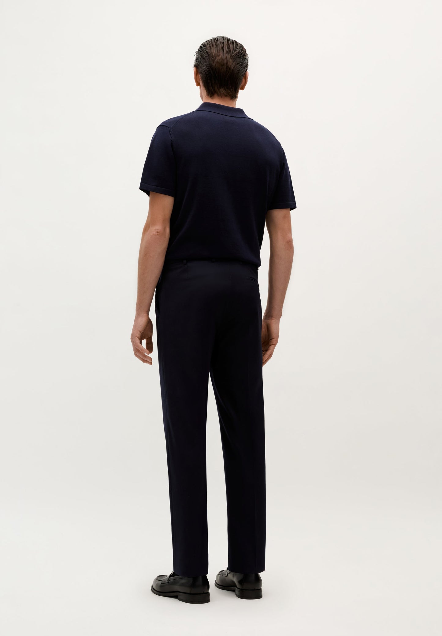 TRAJE CLÁSICO LANA AZUL MARINO - Scalpers