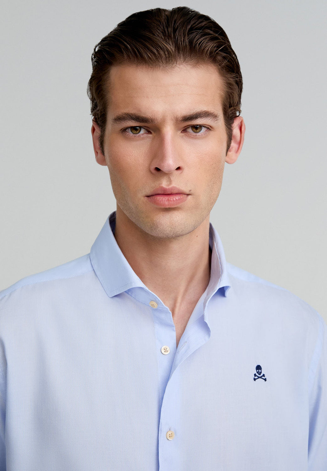 CAMISA VESTIR RAYAS CALAVERA CONTRASTE - Scalpers