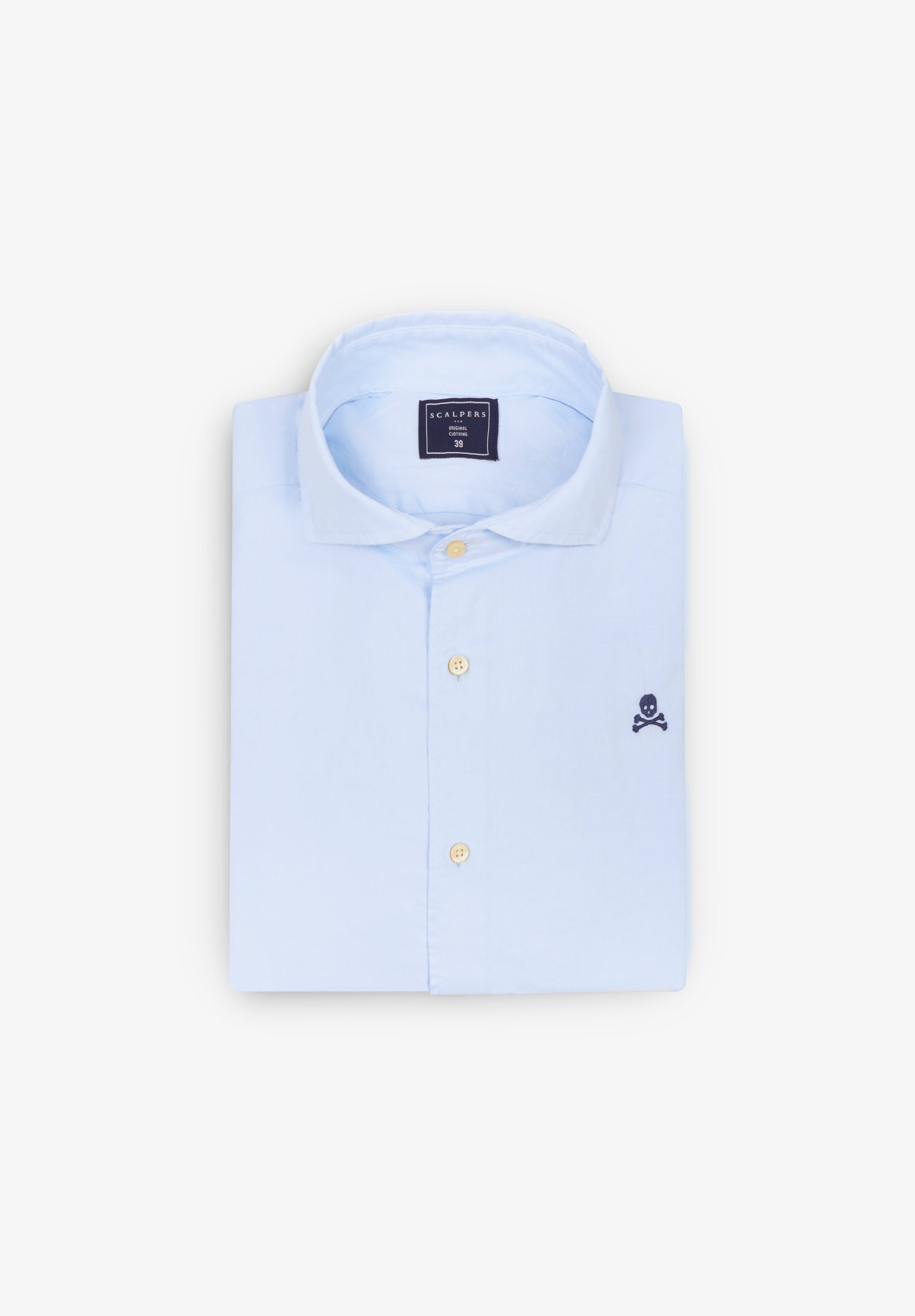 OVERHEMD FORMEEL EFFEN CONTRASTEREND DOODSKOPJE