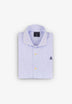 CONTRAST SKULL STRIPED FORMAL SHIRT