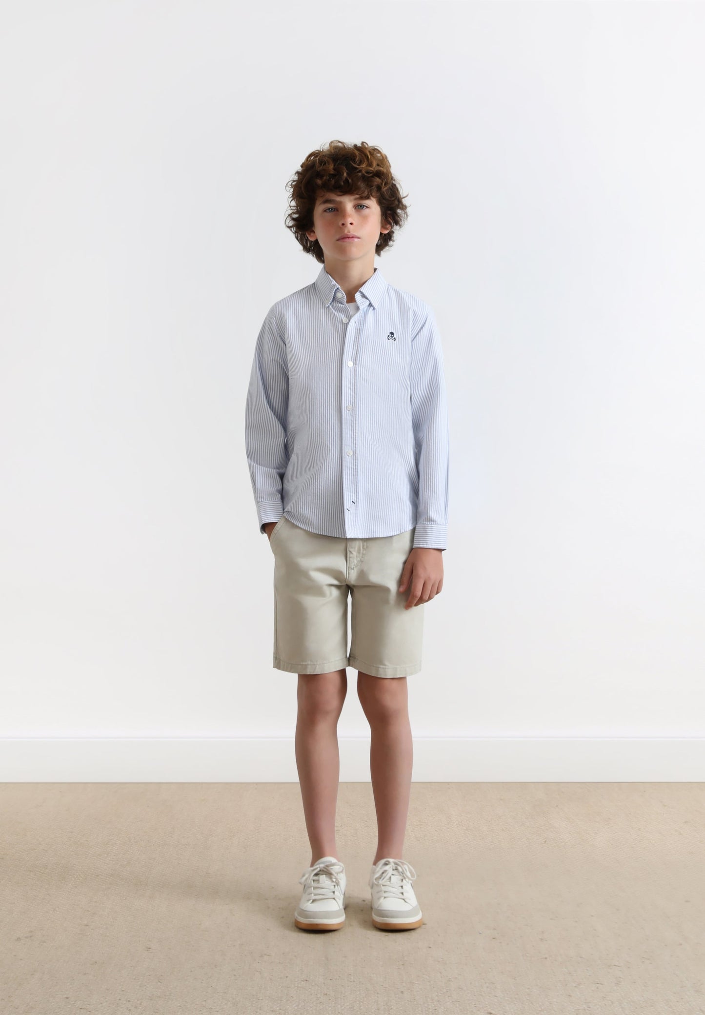 CAMISA RAYAS CALAVERA CONTRASTE