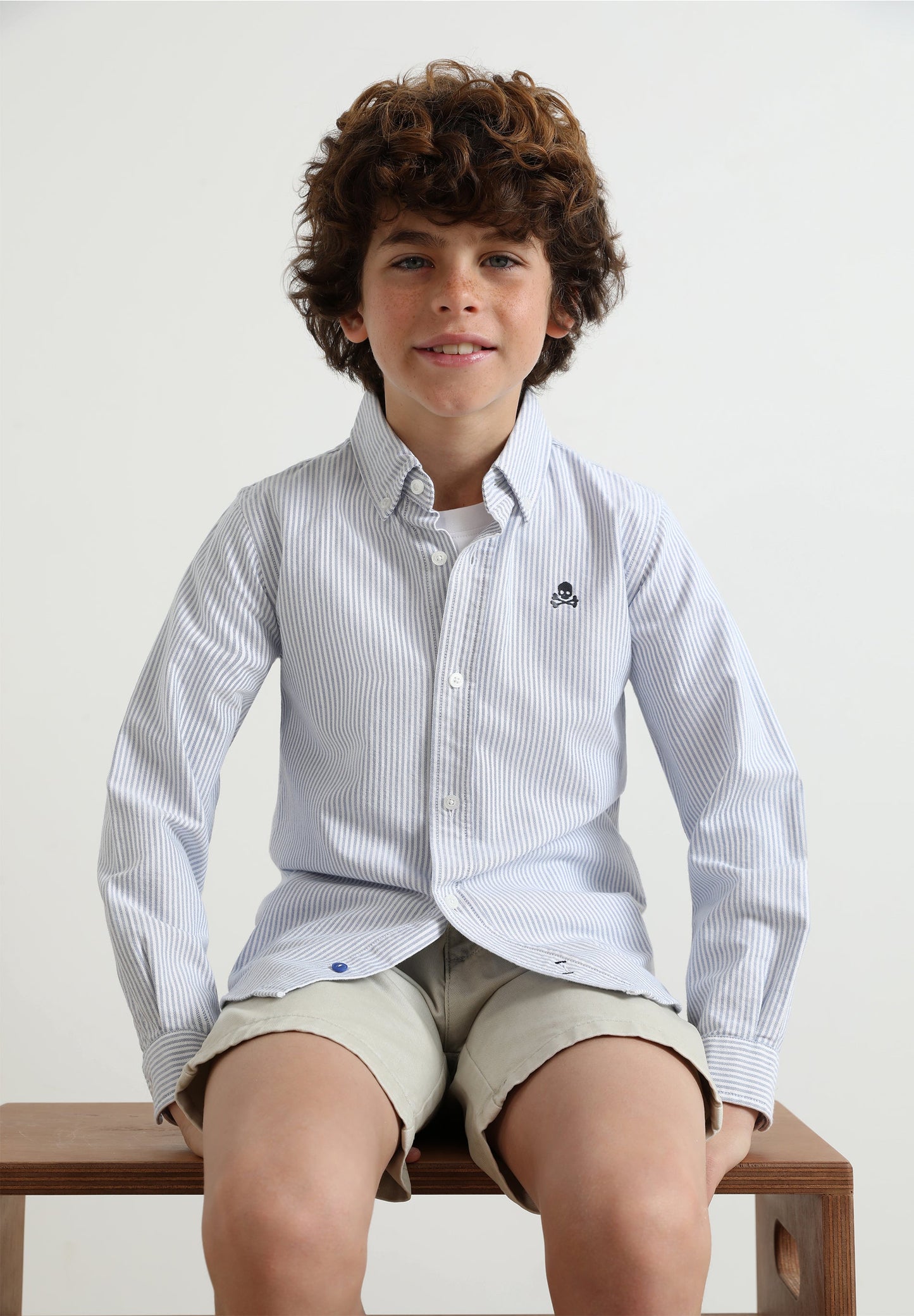 CAMISA RAYAS CALAVERA CONTRASTE - Scalpers