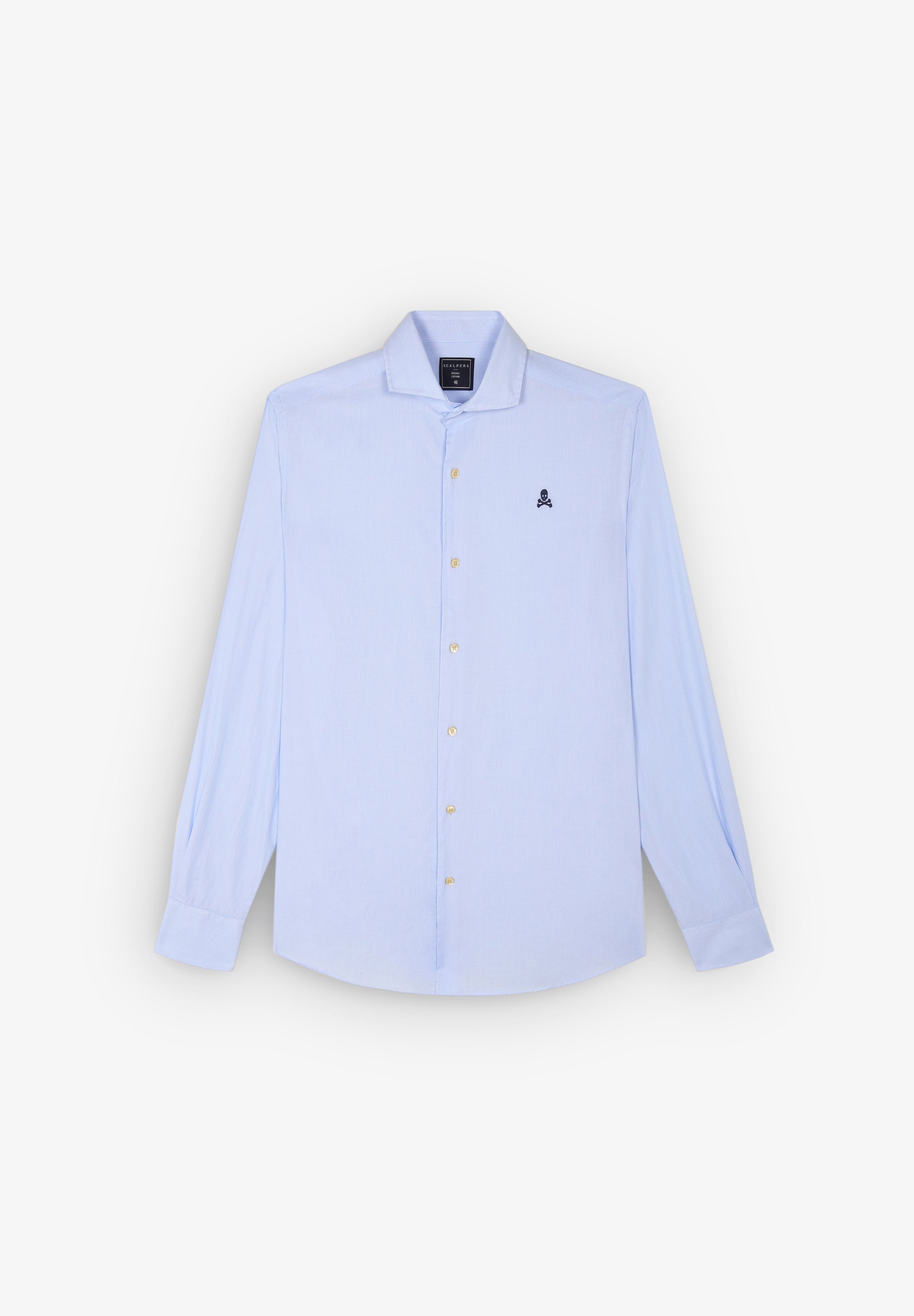 OVERHEMD STREPEN DOODSKOP CONTRAST