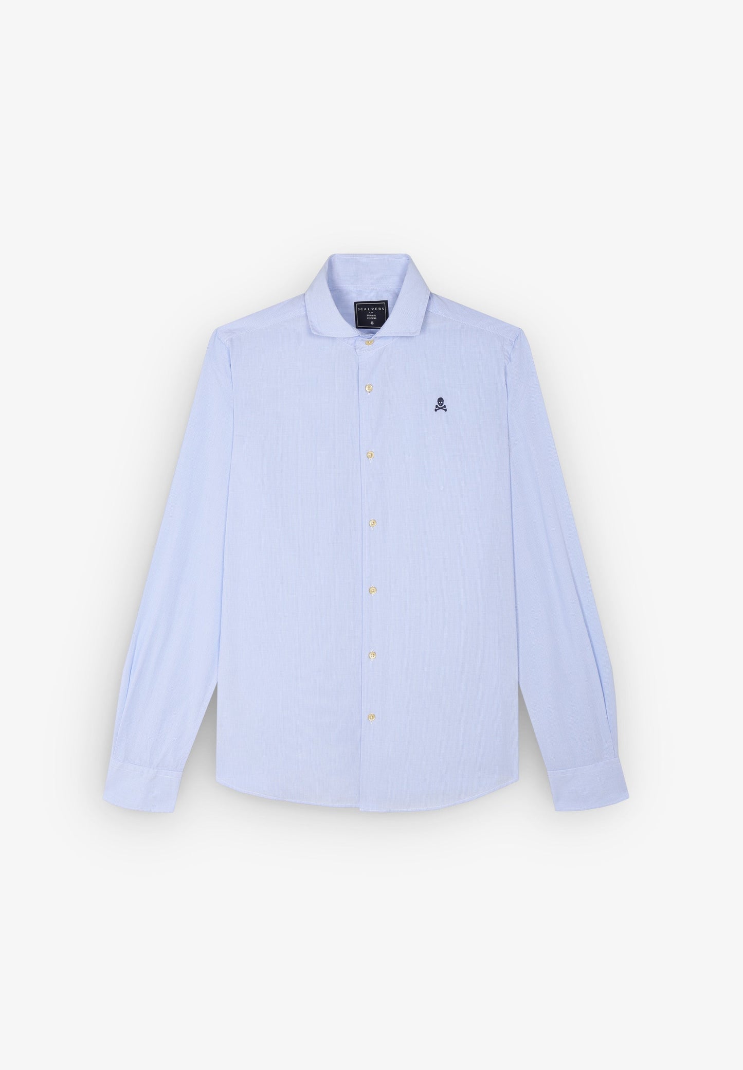 OVERHEMD RUITEN DOODSKOP CONTRAST