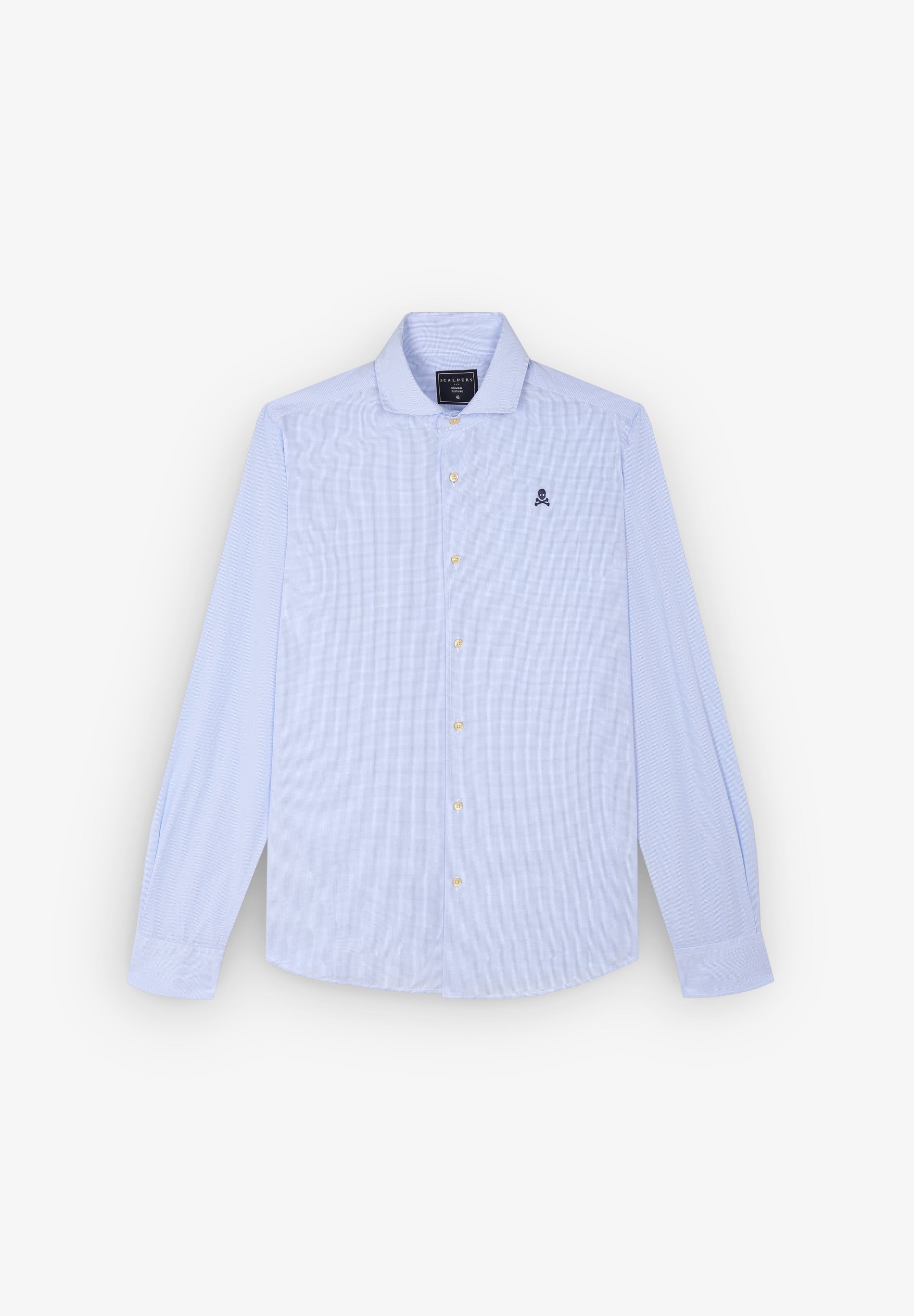 OVERHEMD RUITEN DOODSKOP CONTRAST