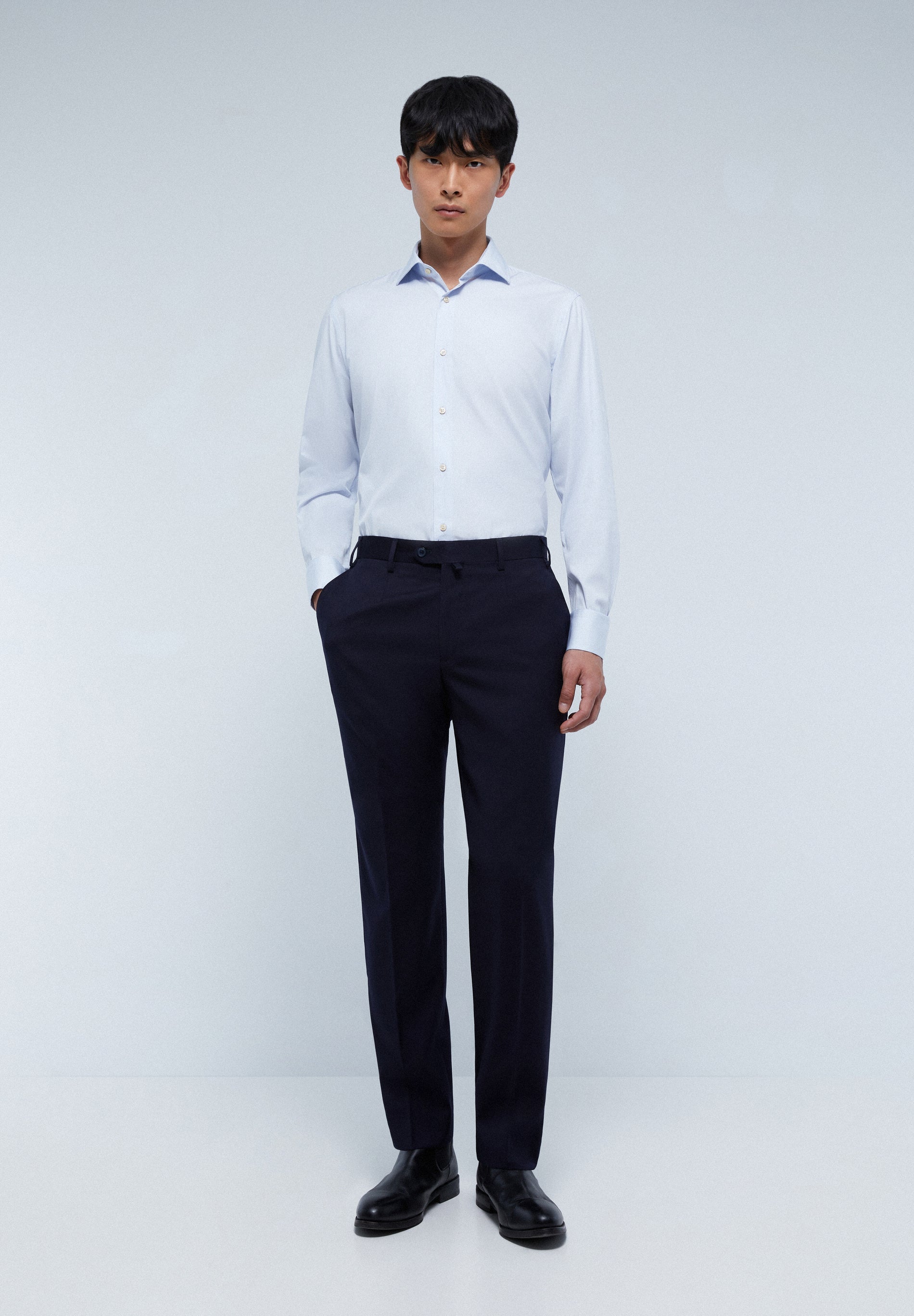 CAMISA VESTIR PUÑO MIXTO - Scalpers