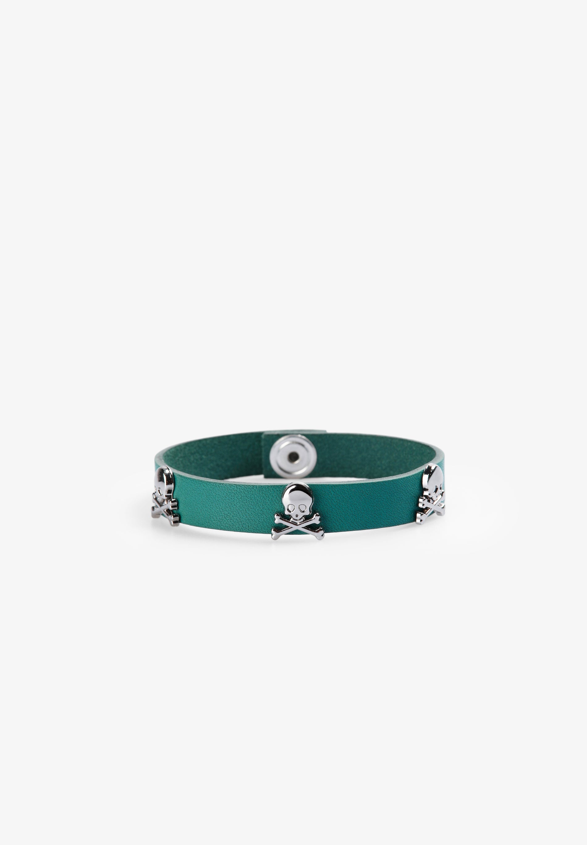 LEREN ARMBAND DOODSKOPJES