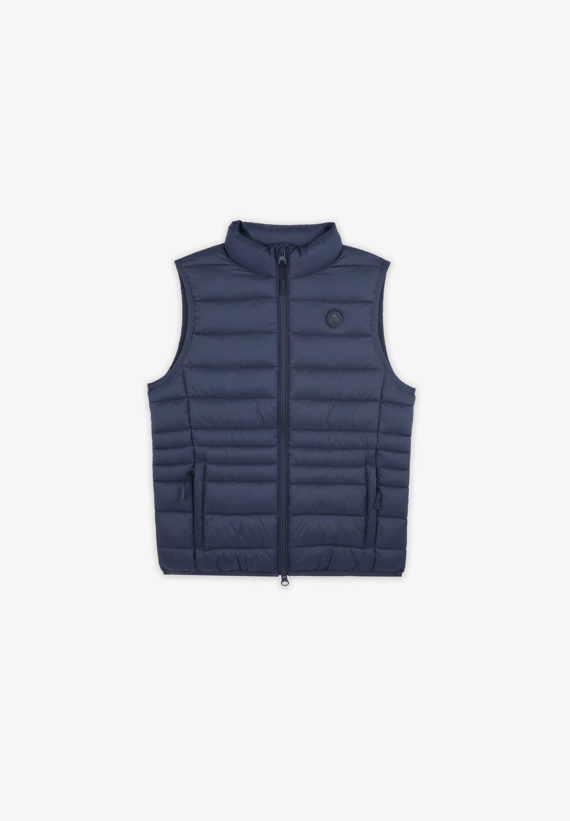 GEWATTEERDE BODYWARMER DOODSKOP