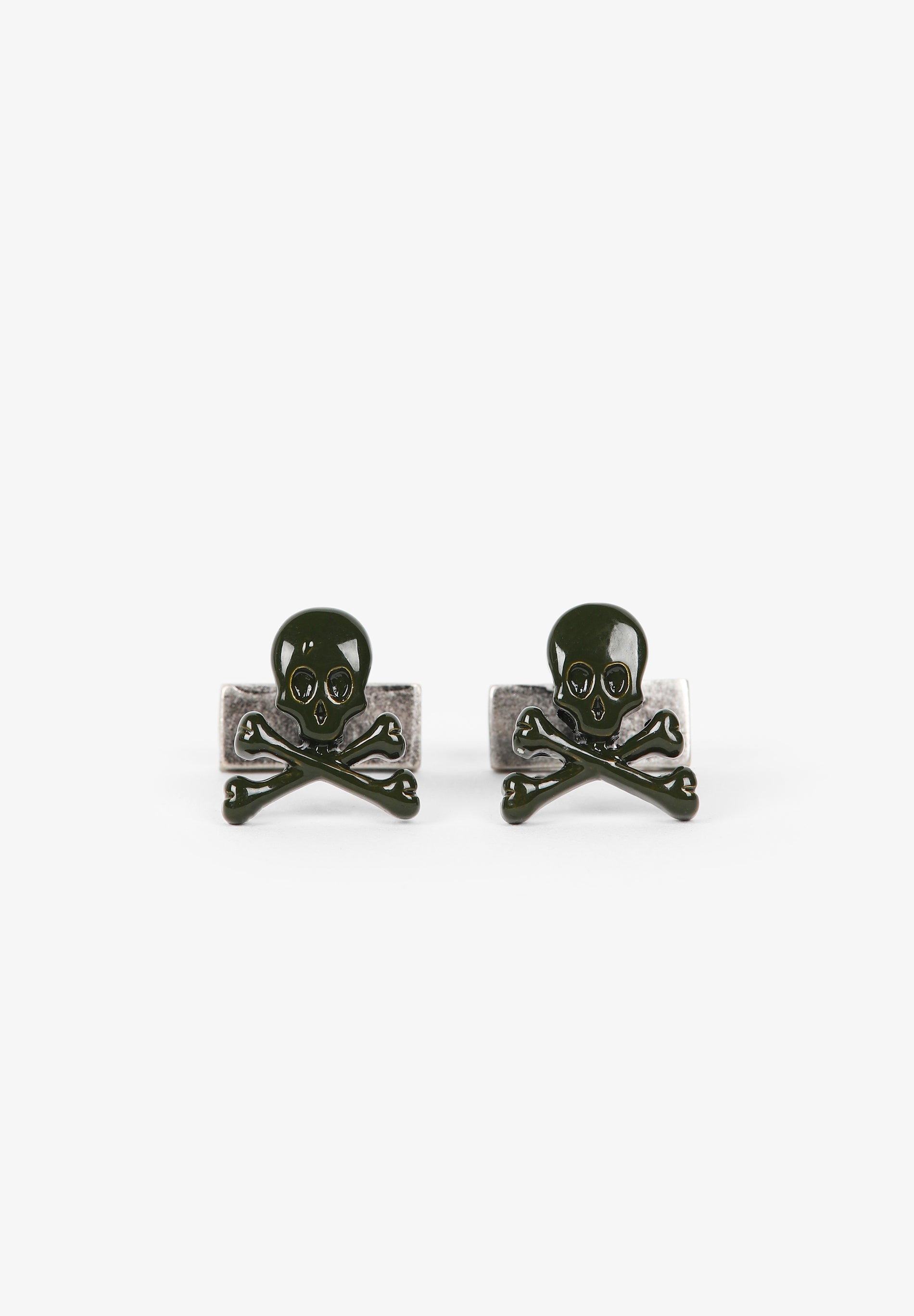 SKULL ENAMEL CUFFLINKS