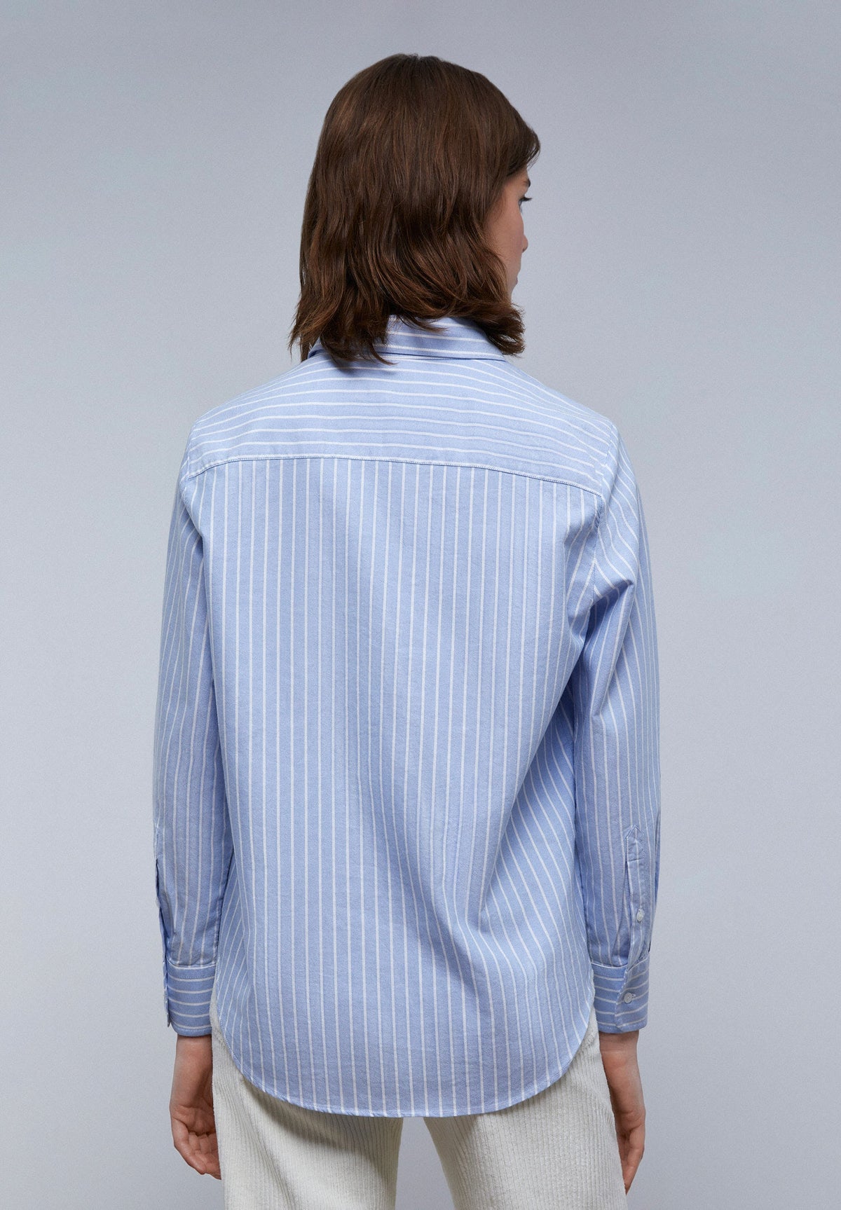 KLASSIEKE BLOUSE BORDUURSEL BORST