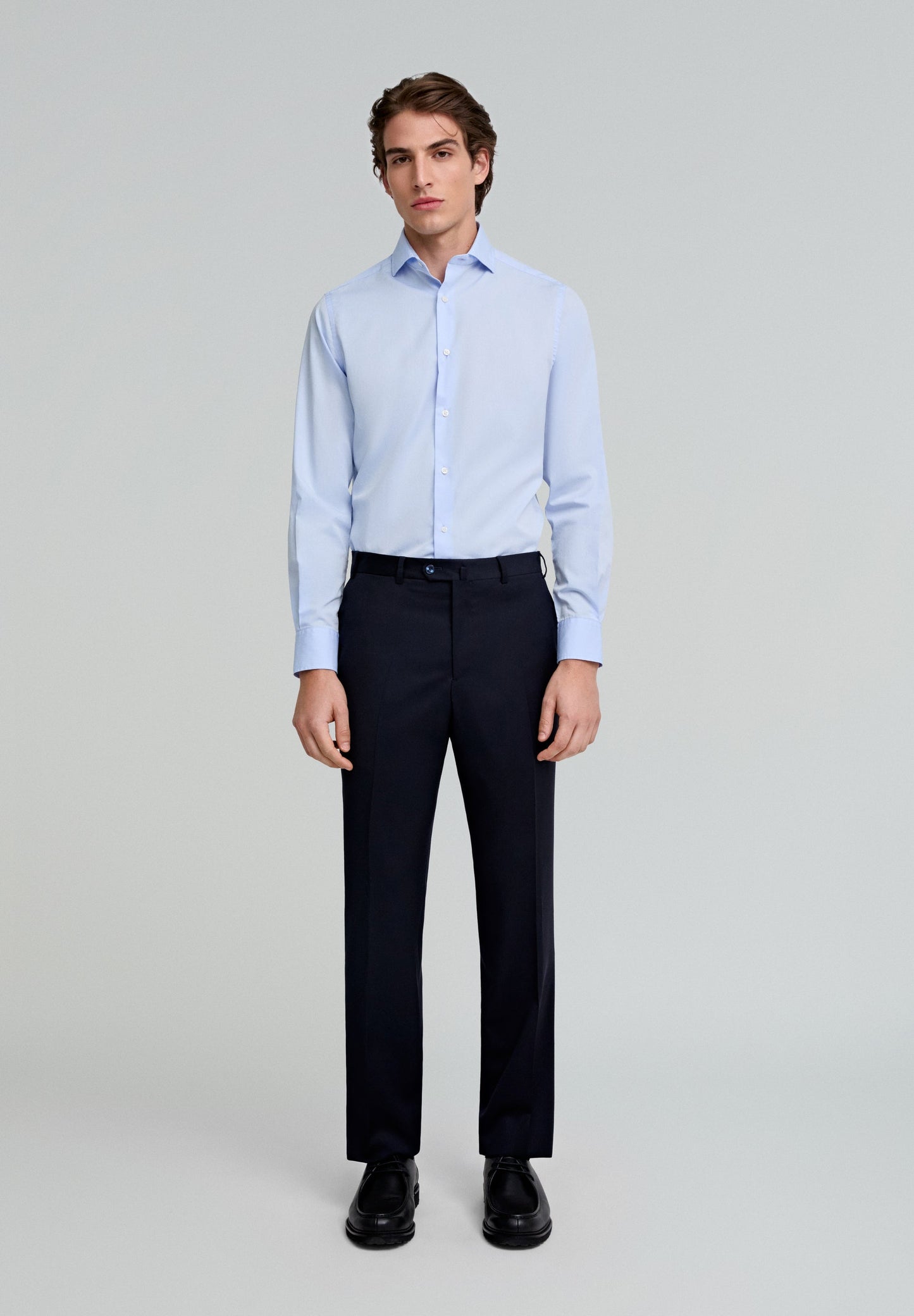 NET OVERHEMD KLASSIEKE MANCHET