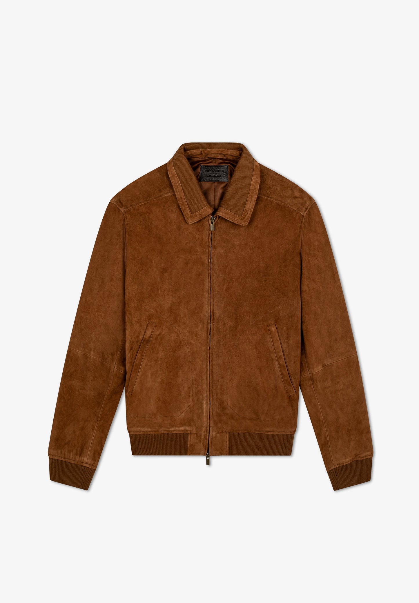 LEATHER BOMBER JACKET