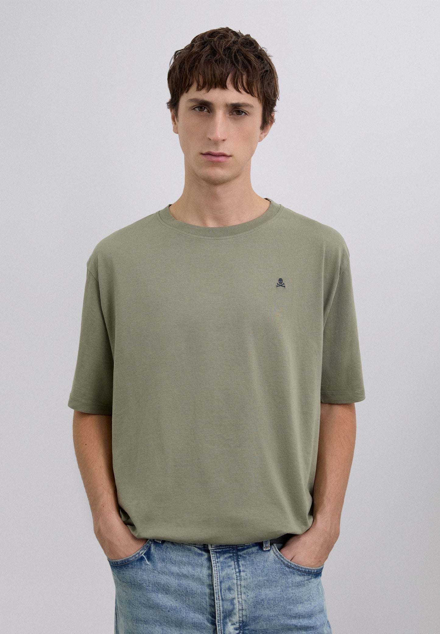 SCNOS SKULL RELAXED TEE