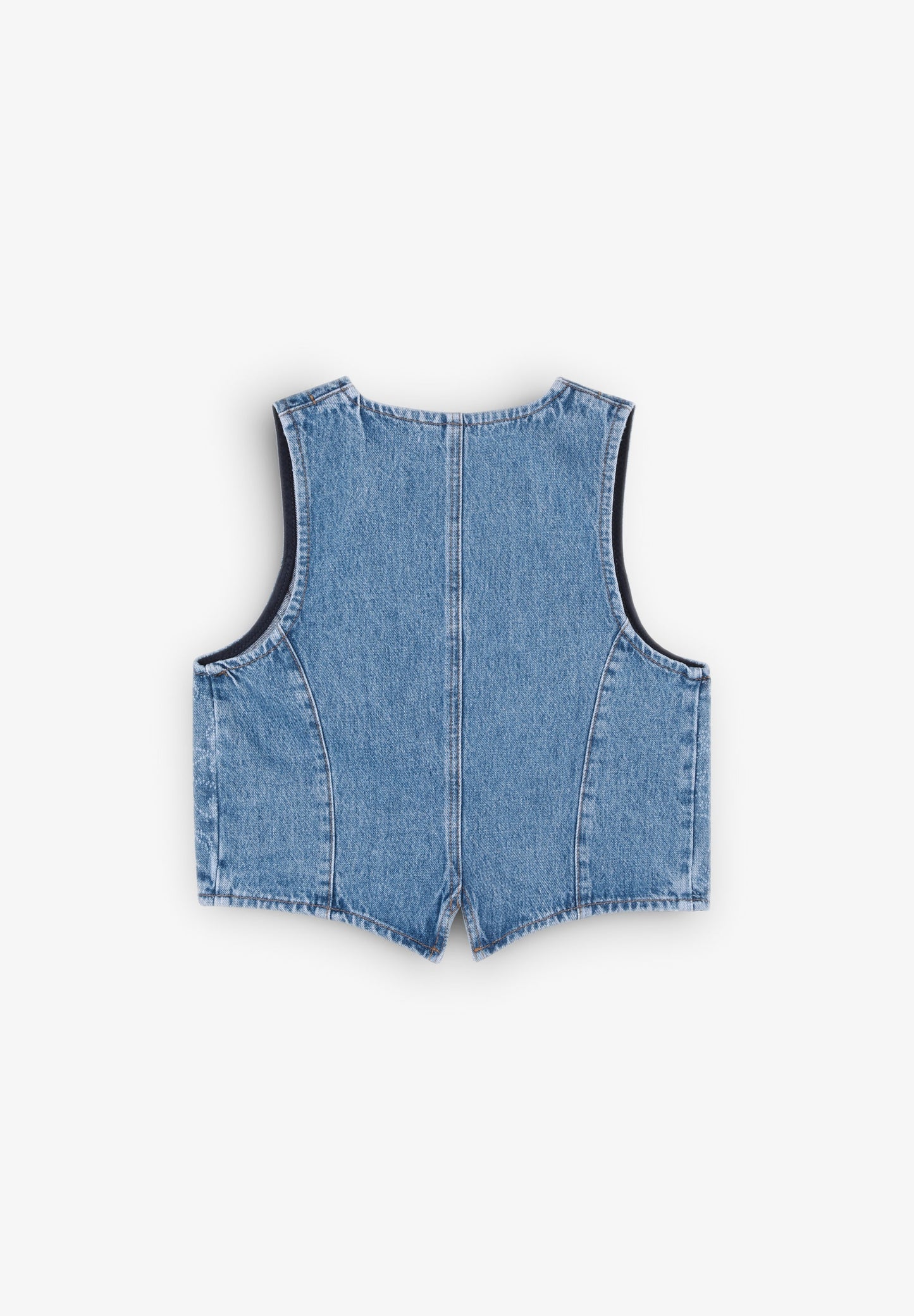 DENIM GILET TEXTUUR