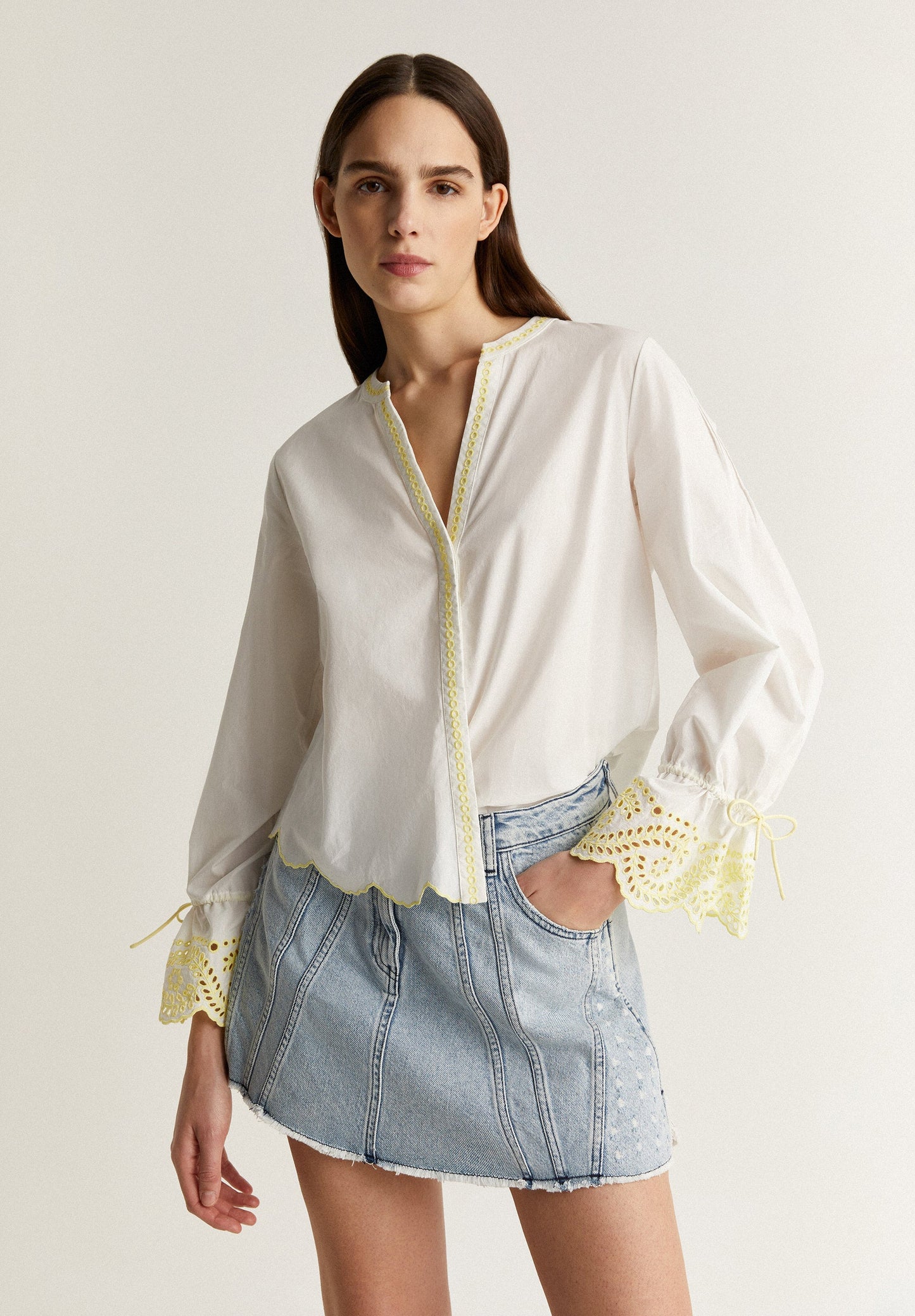 BLOUSE BRODERIE RAND