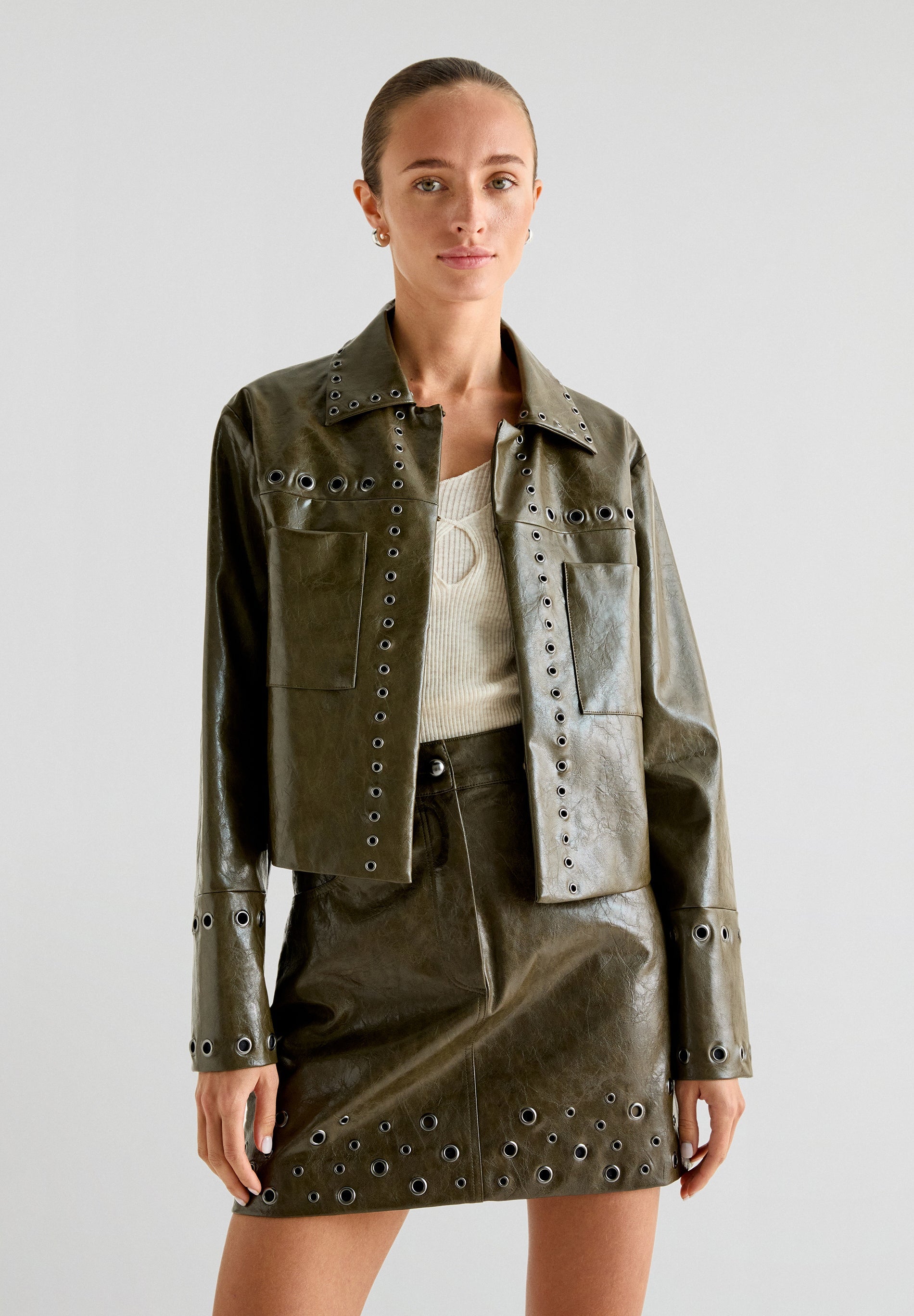 EYELET JACKET