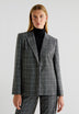 BLACK CHECK BLAZER