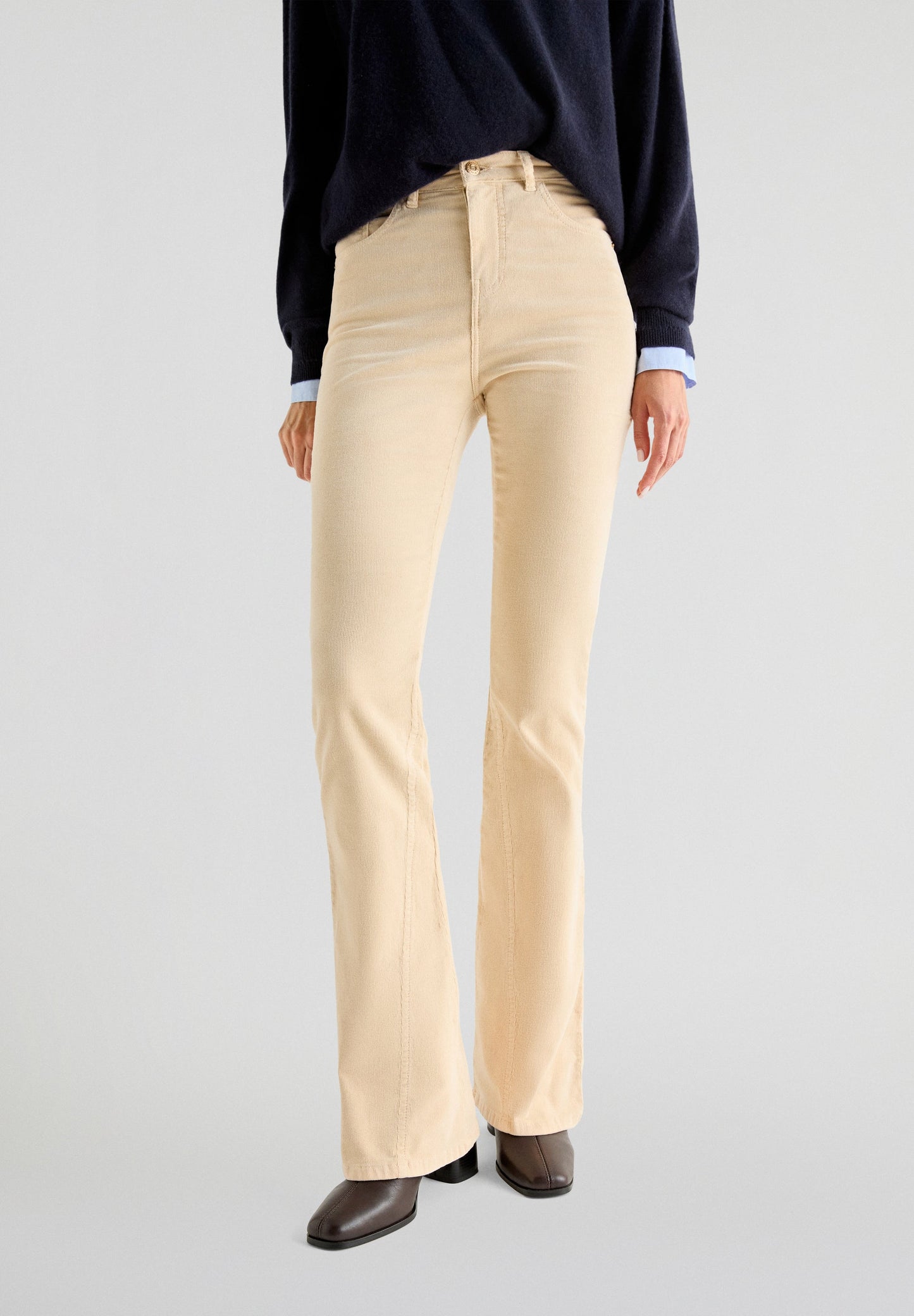 CORDUROY BOOTCUT TROUSERS