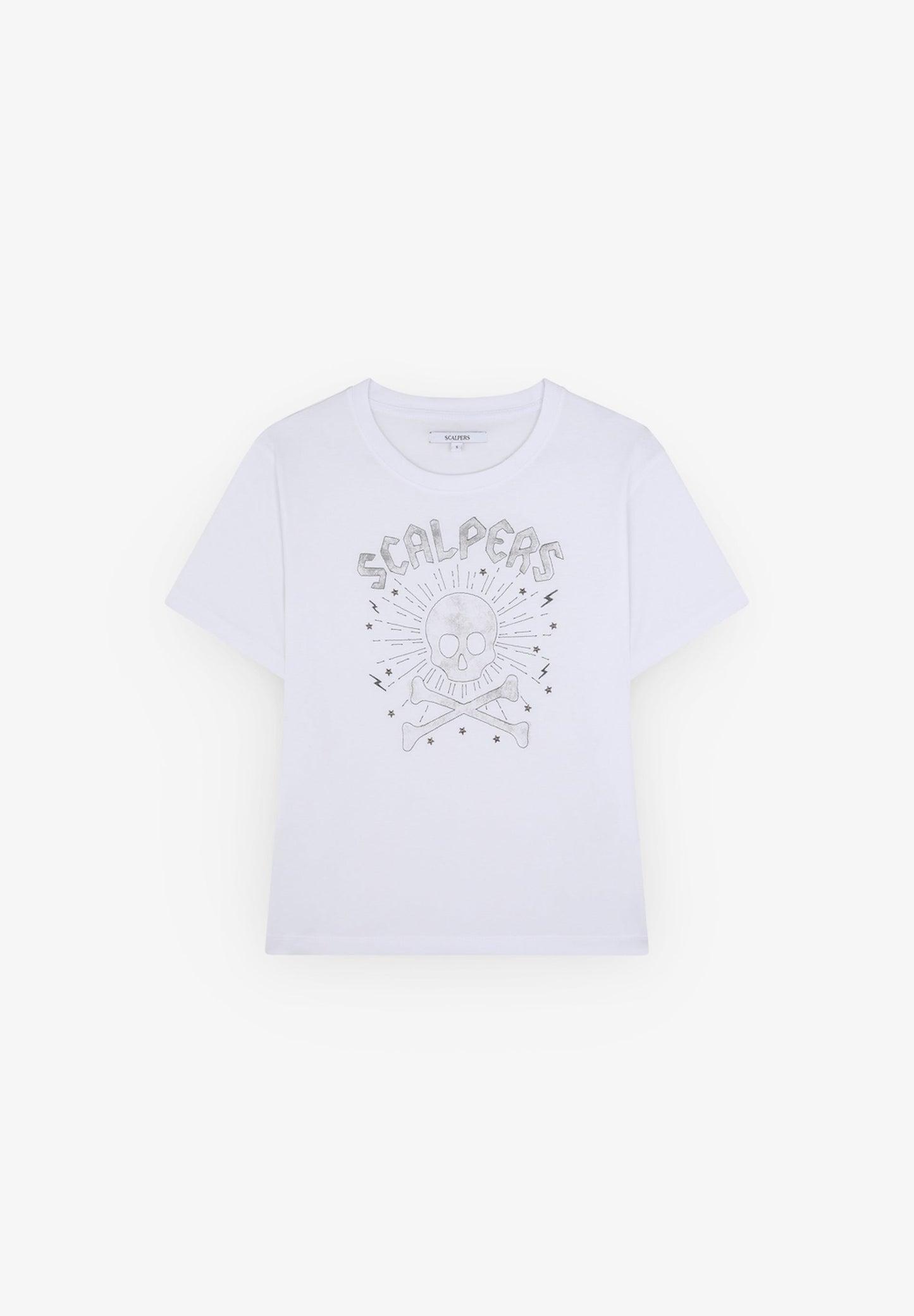 SPARKLE SKULL TEE