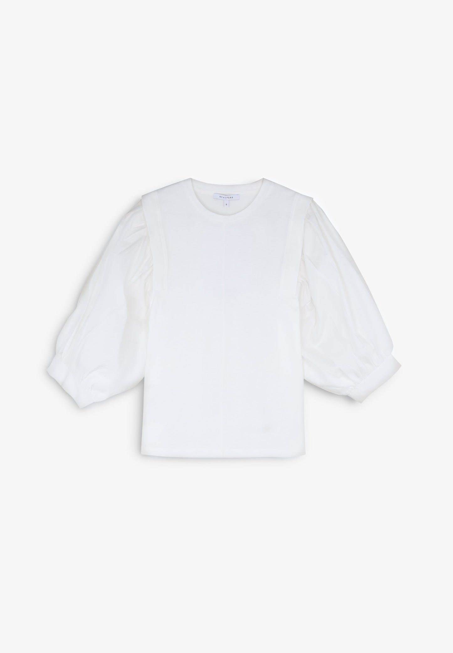 POPLIN SLEEVE T-SHIRT