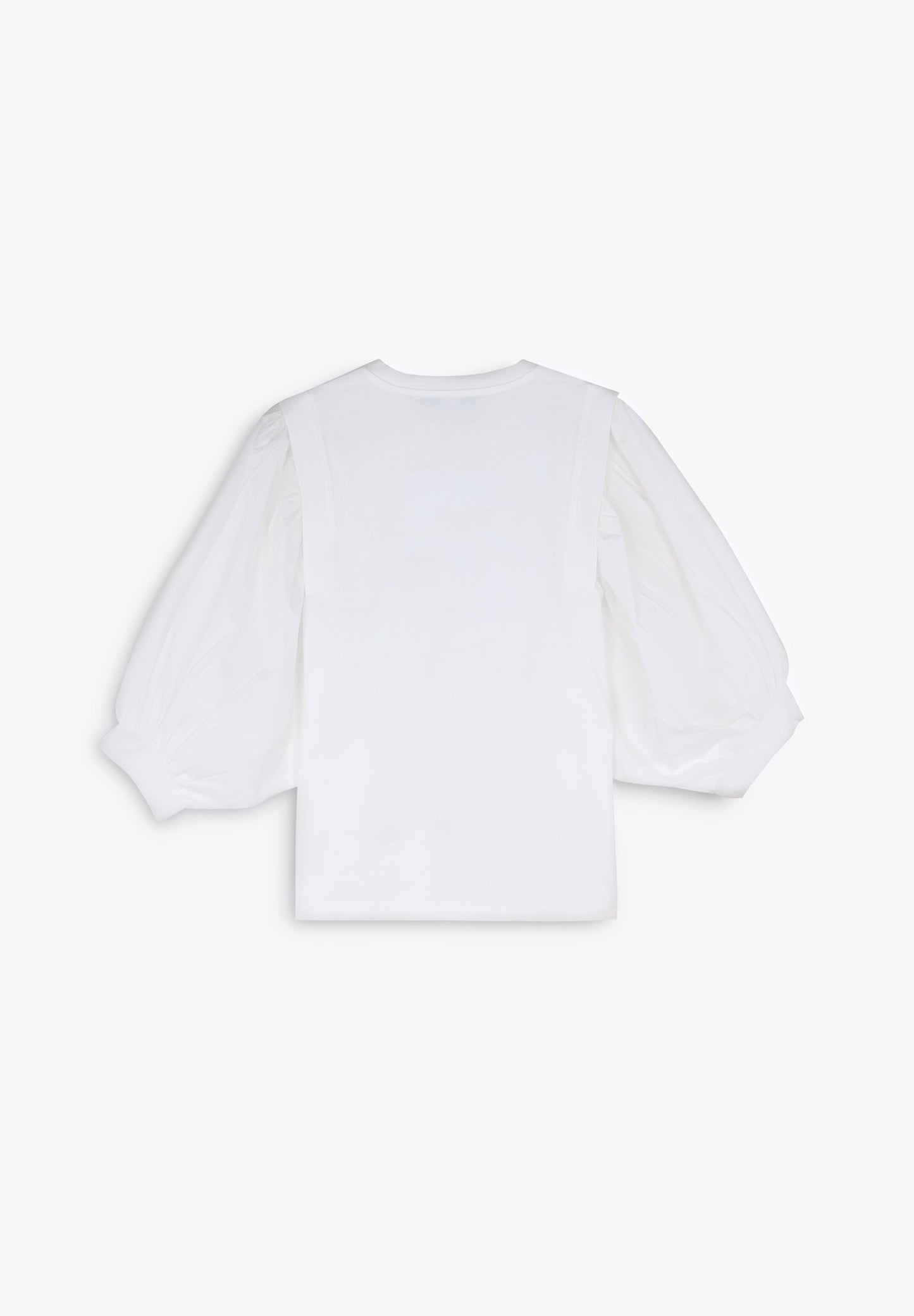 POPLIN SLEEVE T-SHIRT