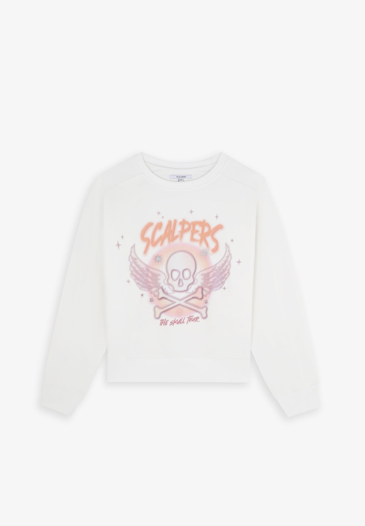 SPRAY SKULL SWEATER