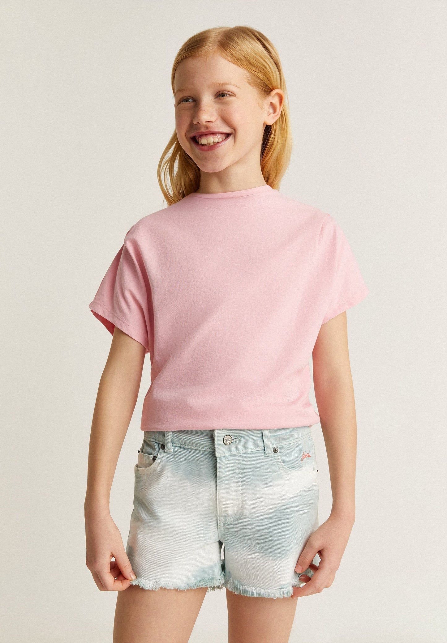 T-SHIRT WITH SHOULDER PLEAT