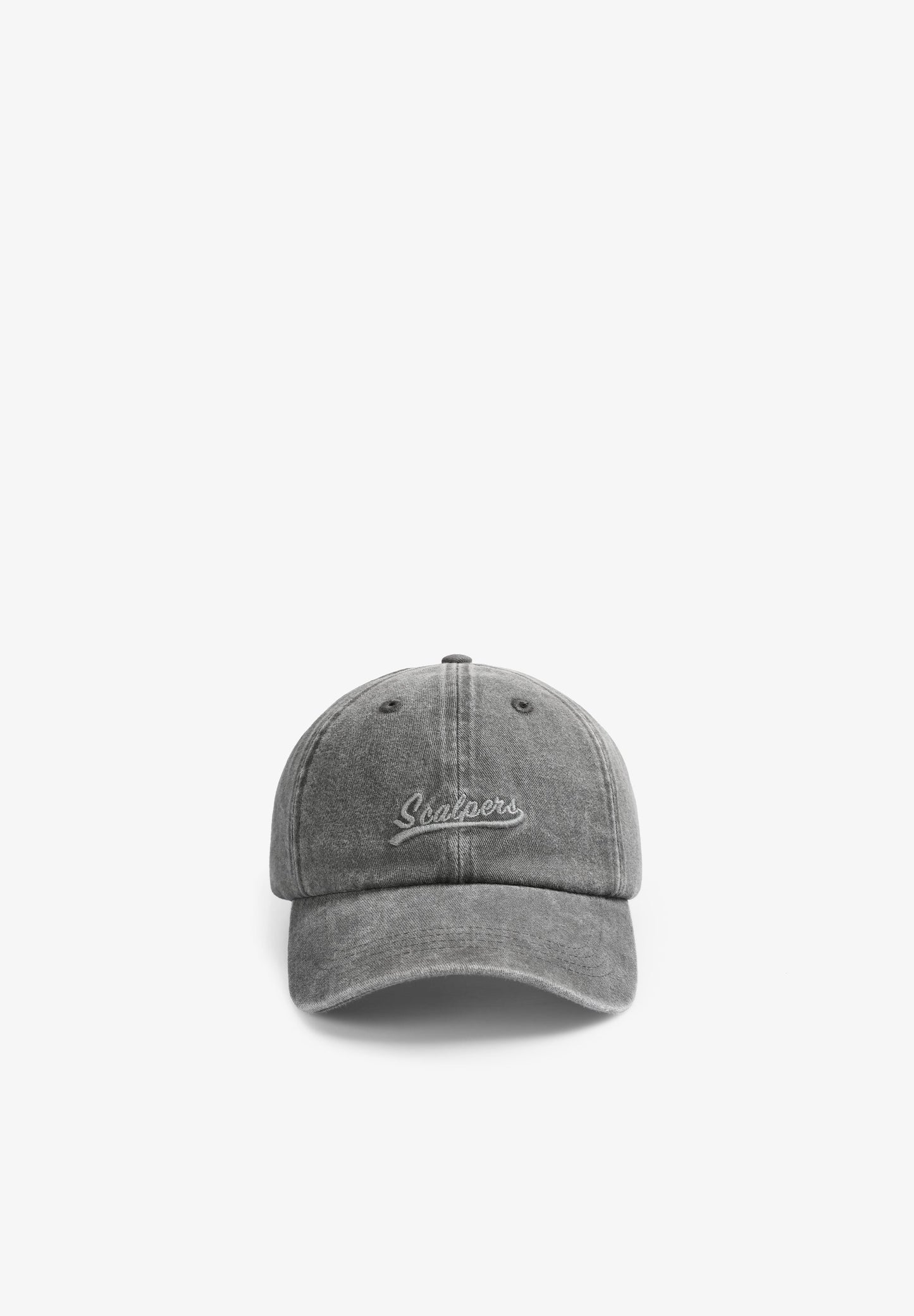 FADED CAP WITH EMBROIDERED FRONT LOGO