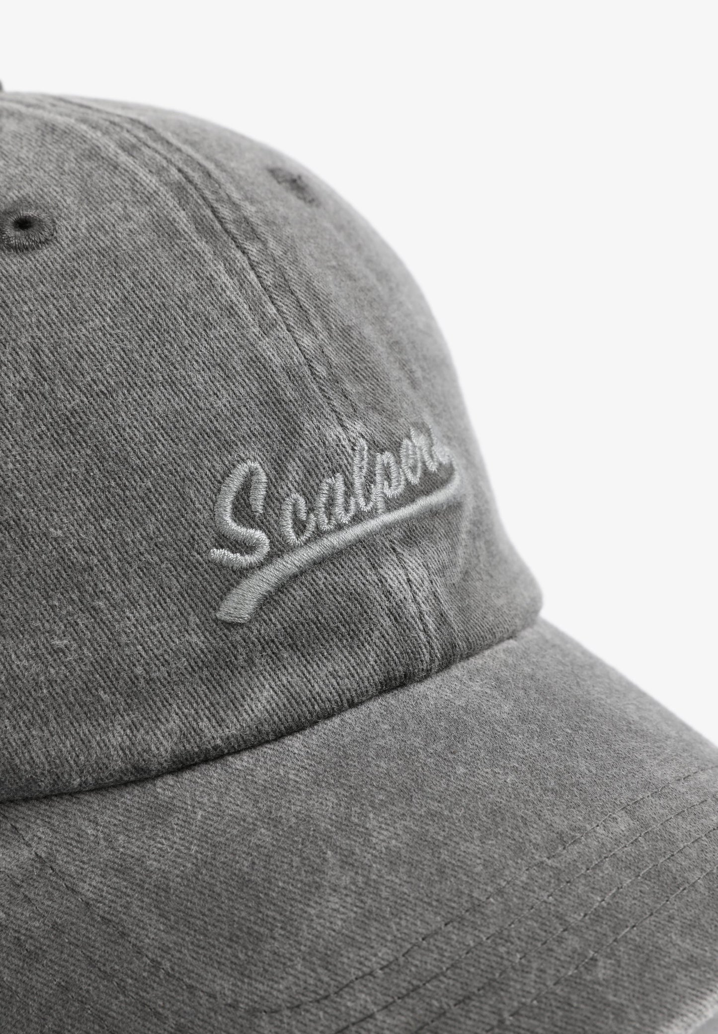 FADED CAP WITH EMBROIDERED FRONT LOGO