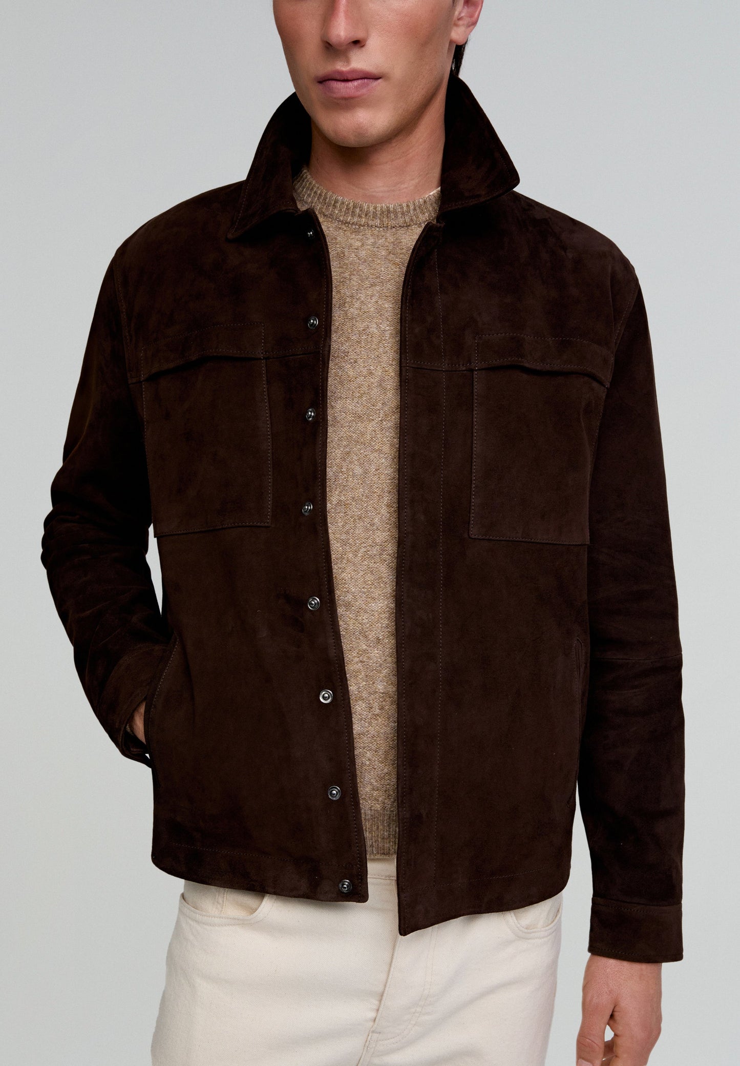 VATNA SUEDE OVERSHIRT