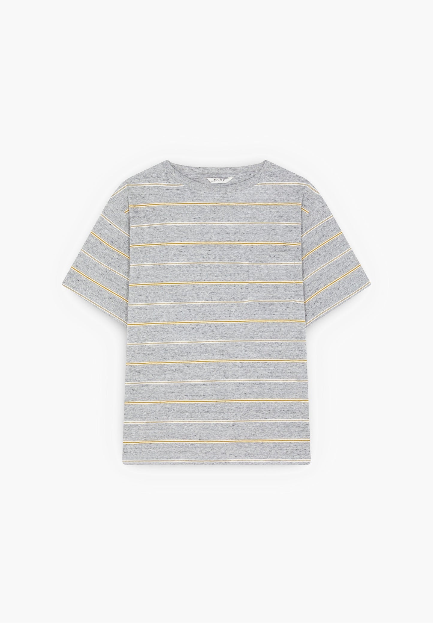 STRIPED T-SHIRT WITH FRONT POCKET