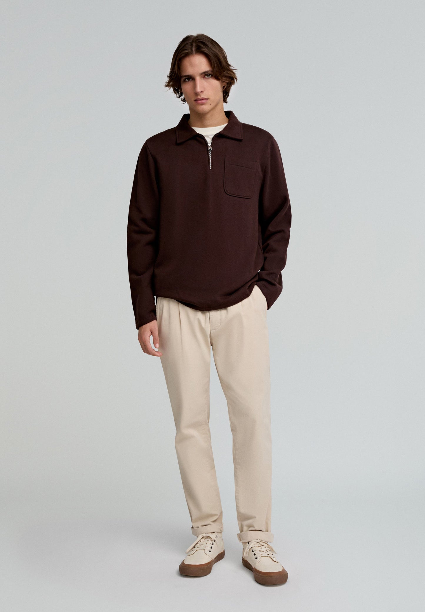 POLO POCKET SWEATER