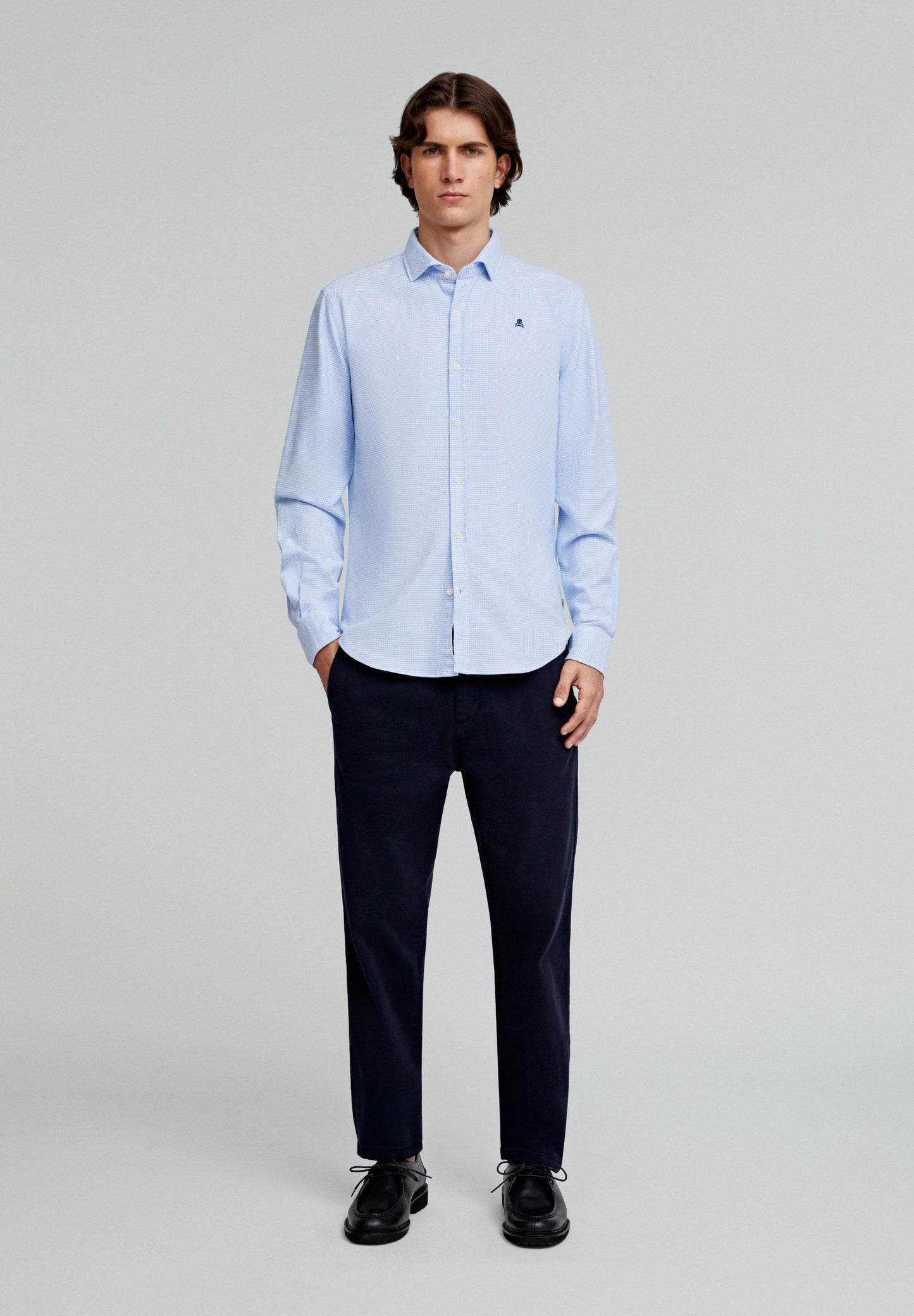 OXFORD PEACH F SHIRT