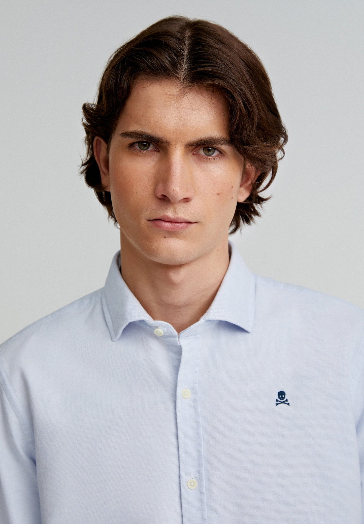 OXFORD PEACH F SHIRT