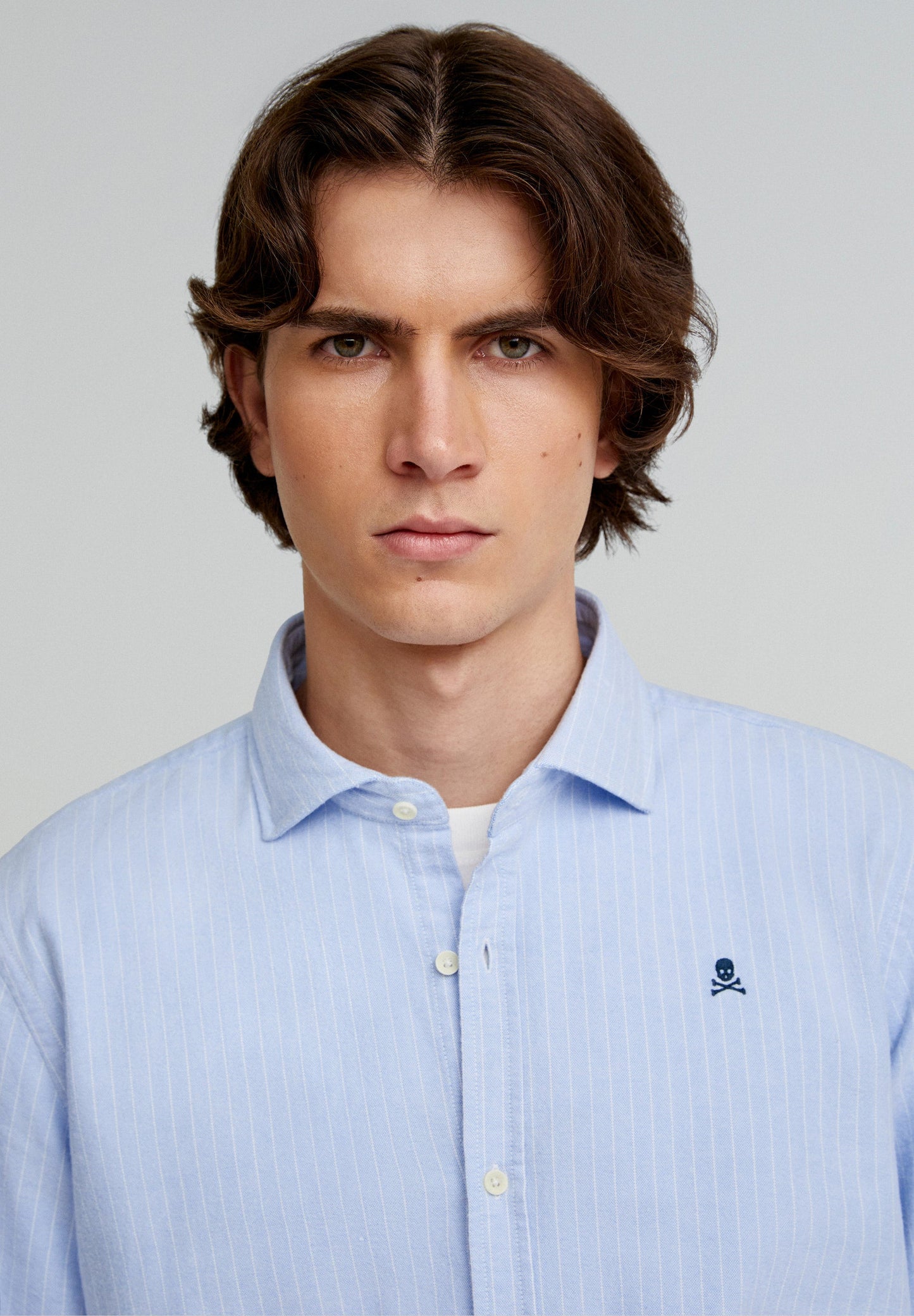 OXFORD PEACH F SHIRT