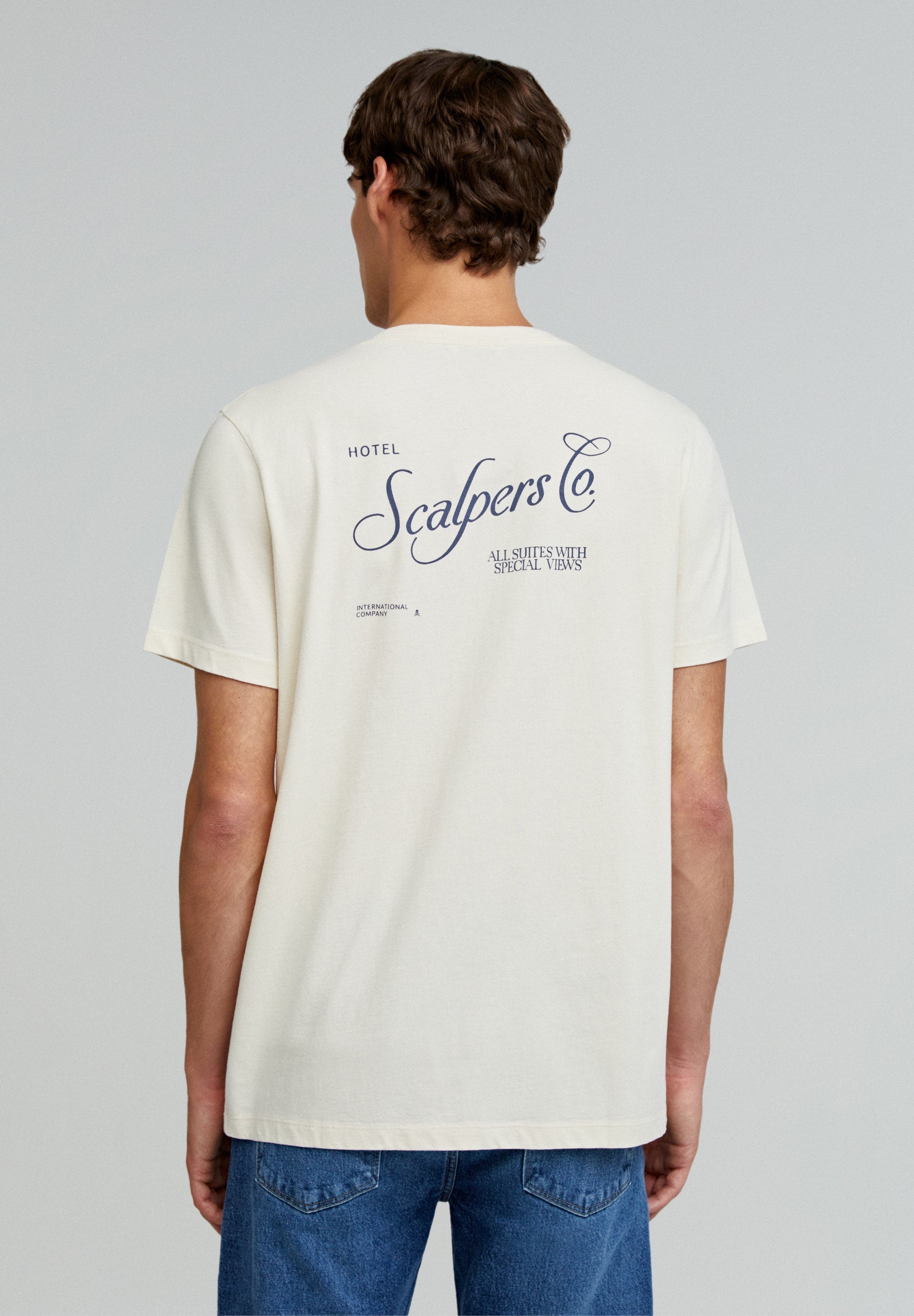 T-SHIRT WITH TEXT PRINT