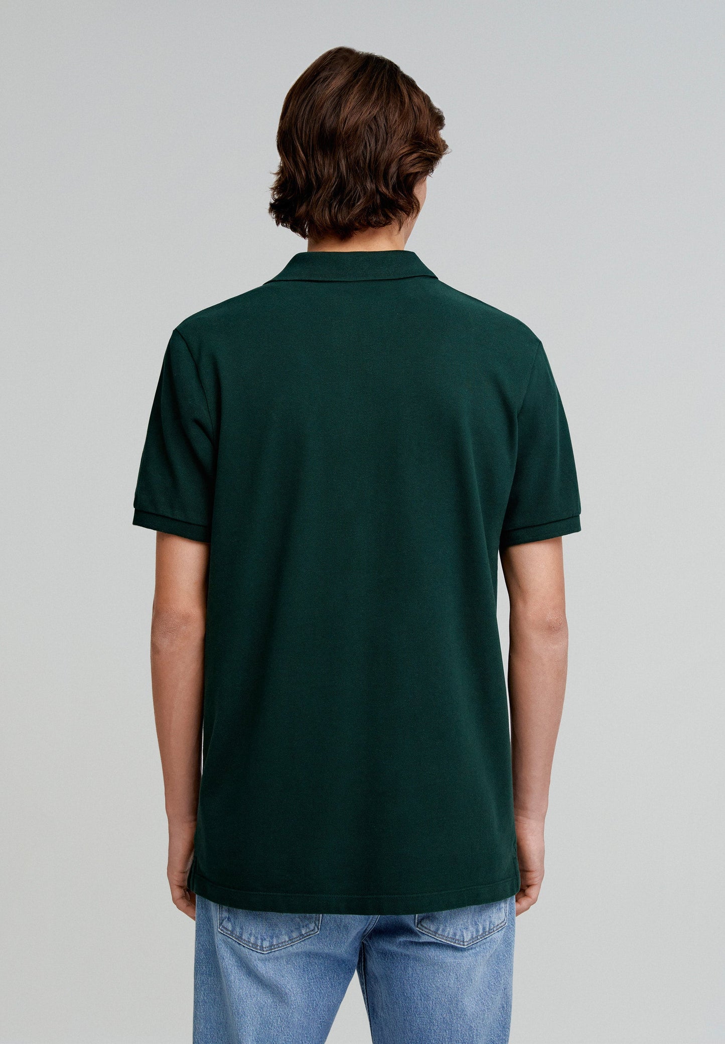 BASIC POLO SHIRT WITH SKULL DETAIL