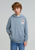 LETTERING LABEL HOODIE KIDS