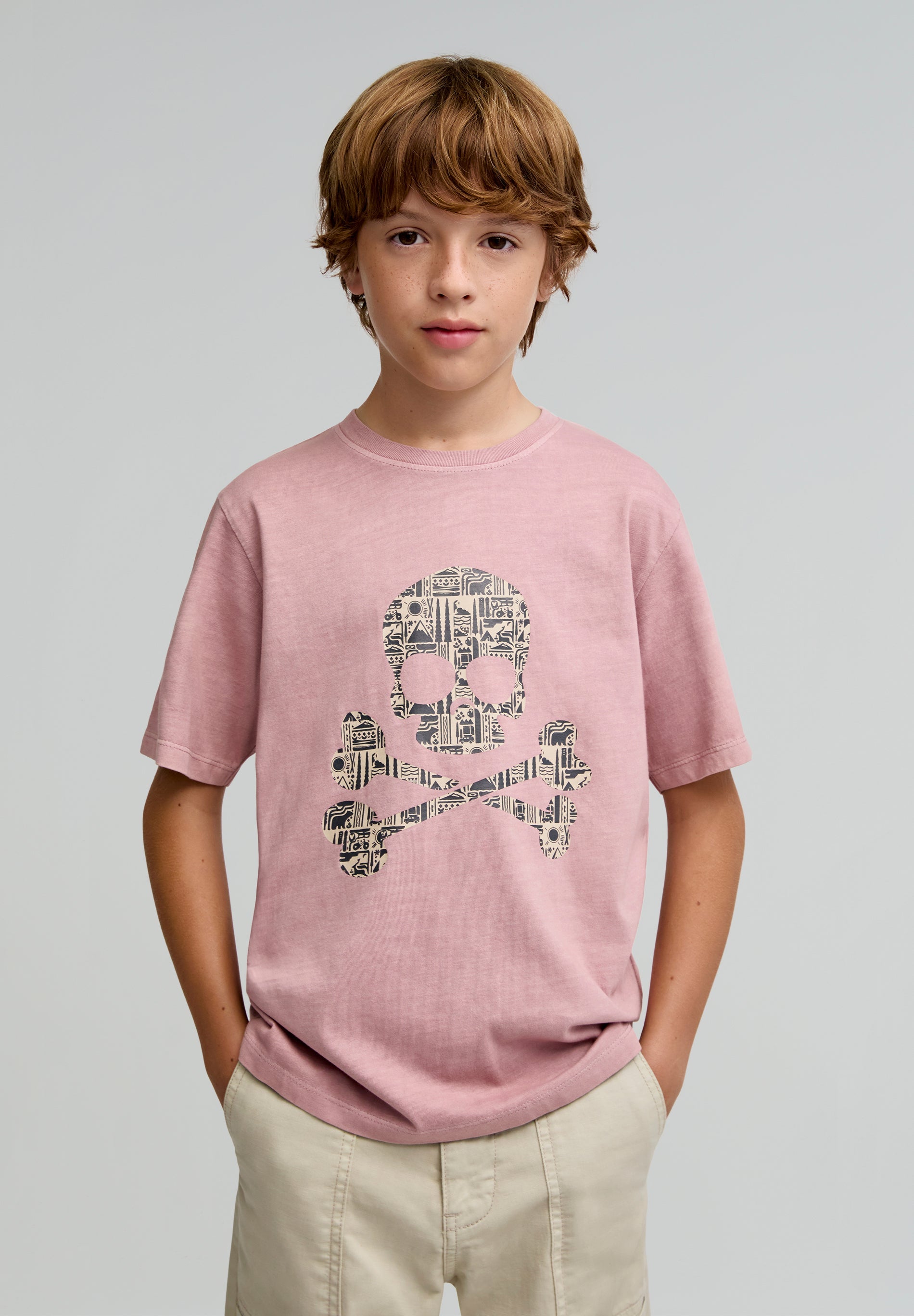 WINTER SKULL TEE KIDS