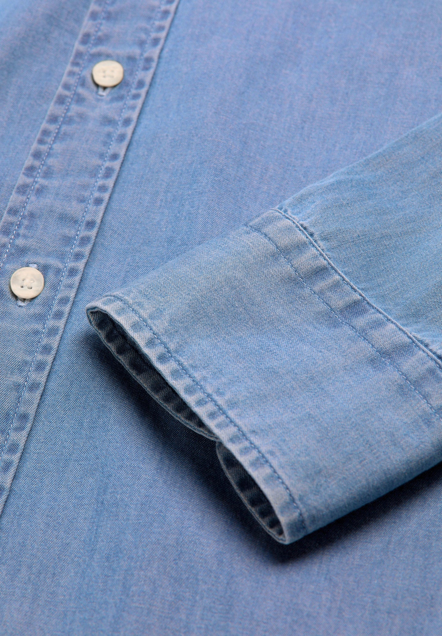 DENIM SHIRT WITH BUTTONS