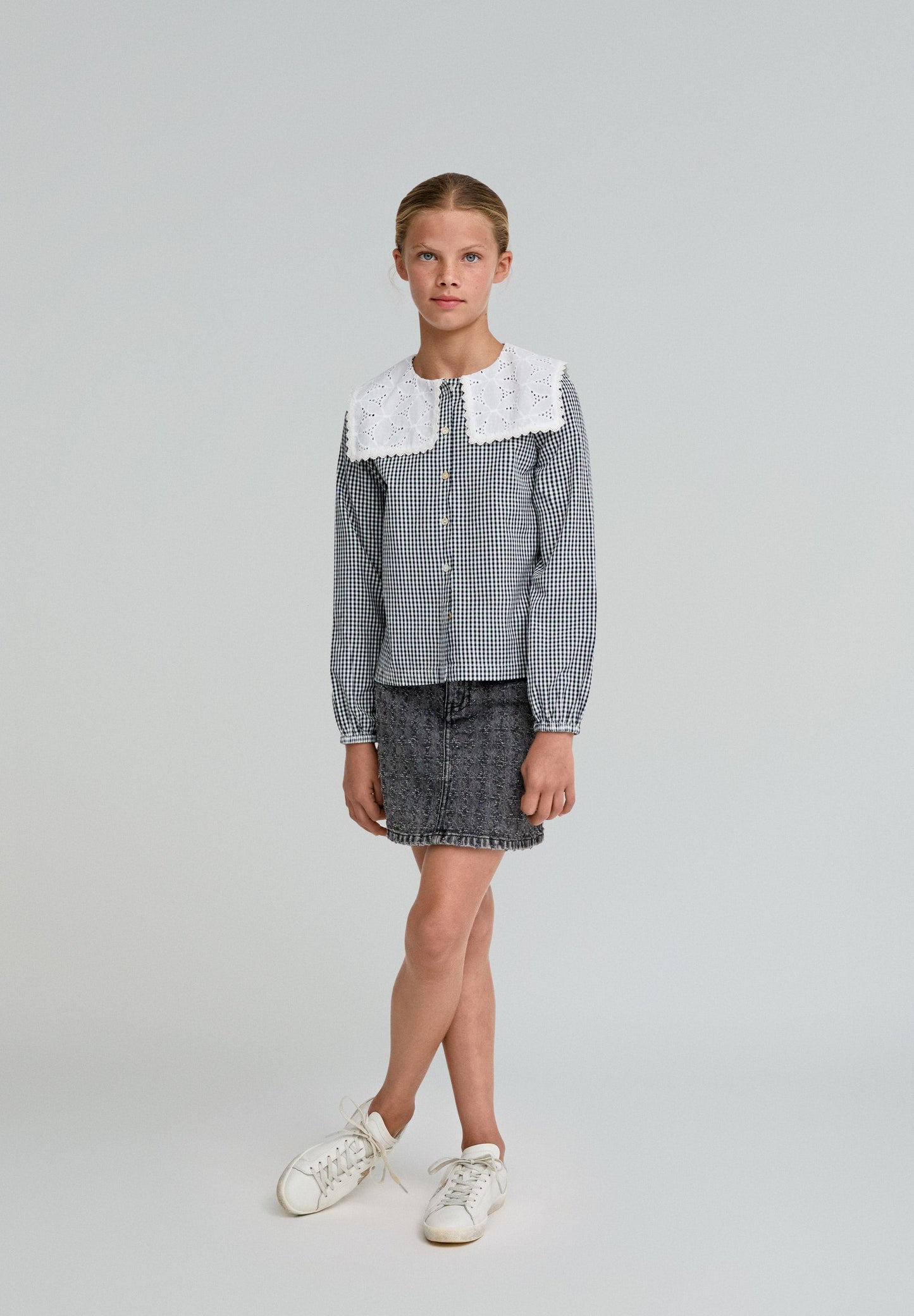 VICHY BLOUSE GIRLS