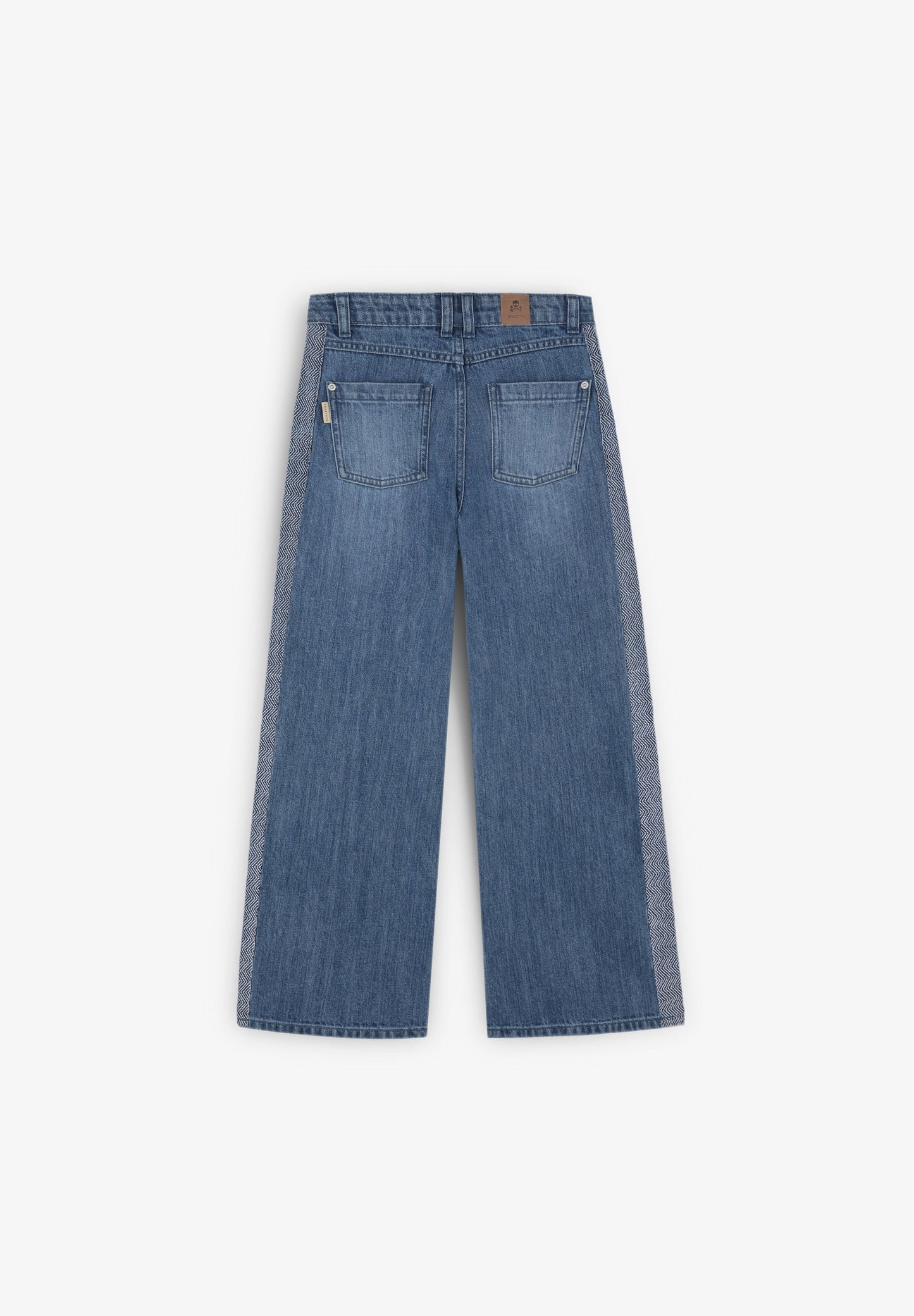 WIDE EMB LEG JEANS GIRLS