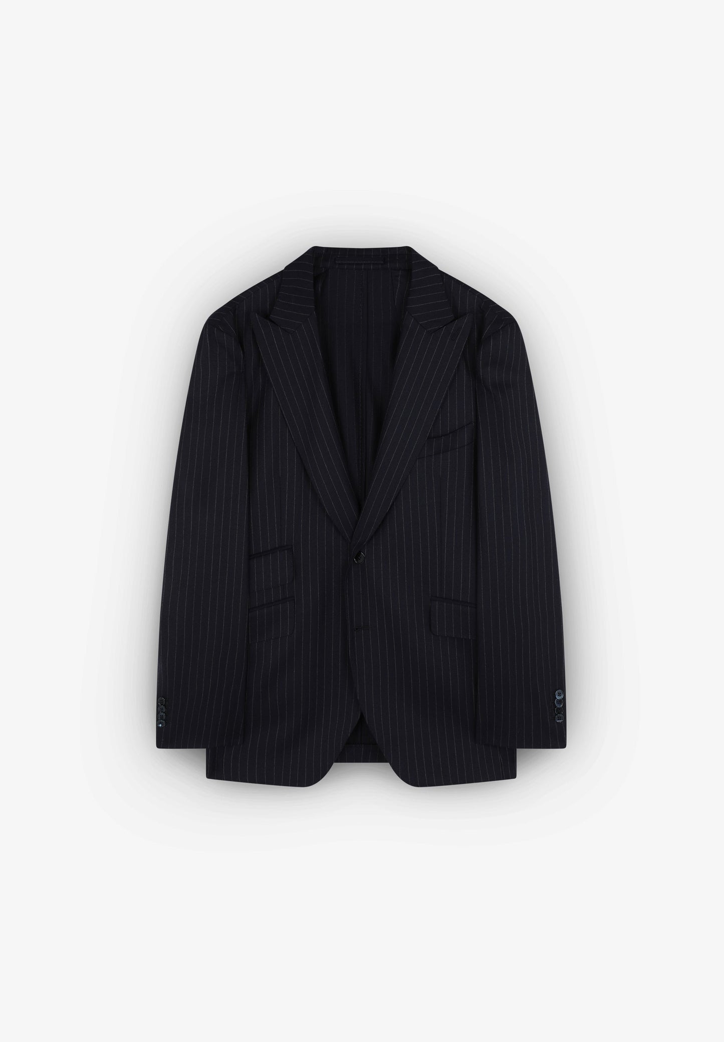 TRAJE AZUL LANA RAYAS