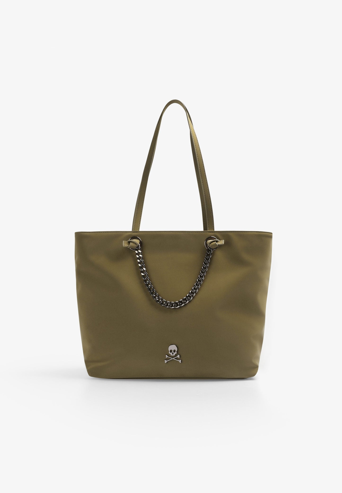 TOTE BAG WITH CHAIN DETAIL