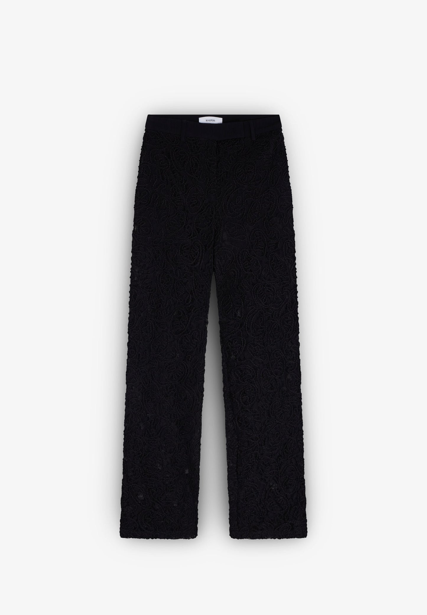 EMBROIDERED LACE TROUSERS