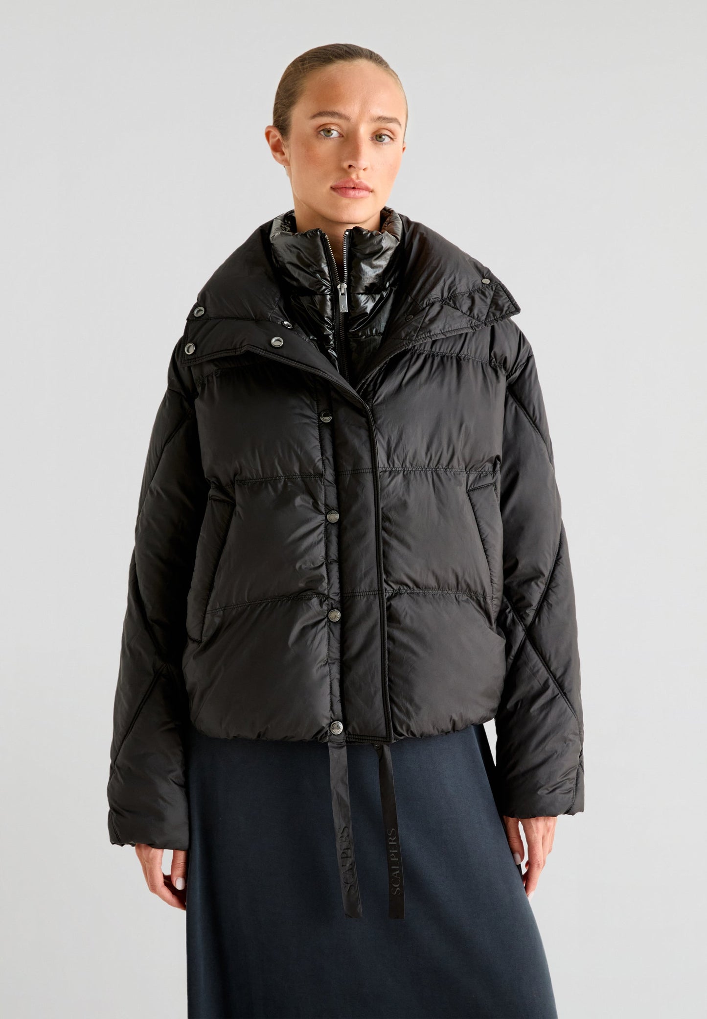 DOUBLE SHORT PUFFER COAT