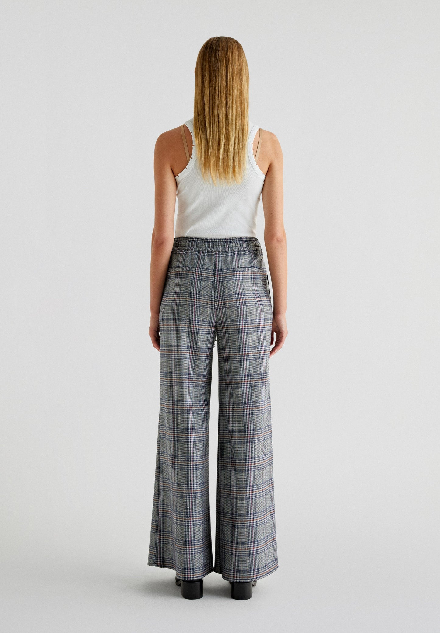 BLUE CHECK PANT