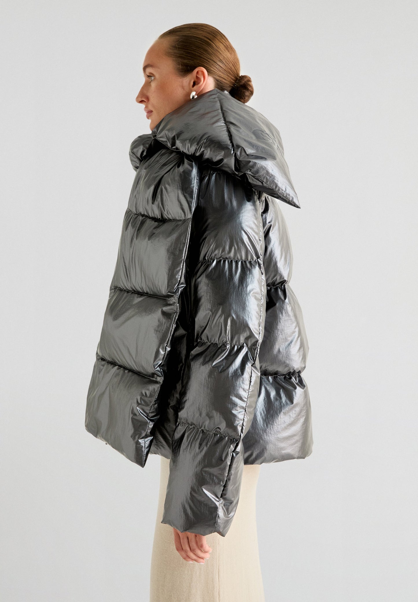 SCARF PUFFER COAT